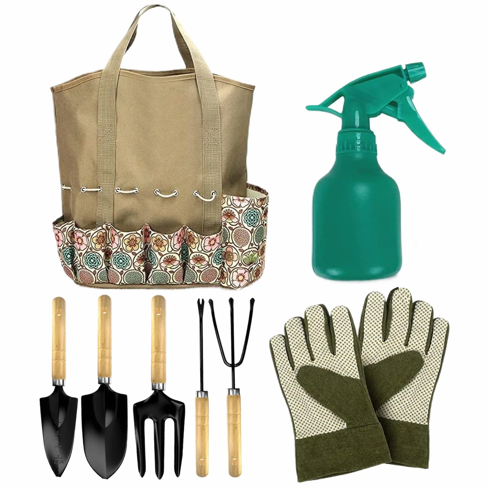 Juego De Herramientas para Jardinería Suministros de Plantación para | Herramientas De Mano Para Plantar Para Jardineros, Principiantes, Mamá, Abuelos, Hombres, Mujeres, Familia,