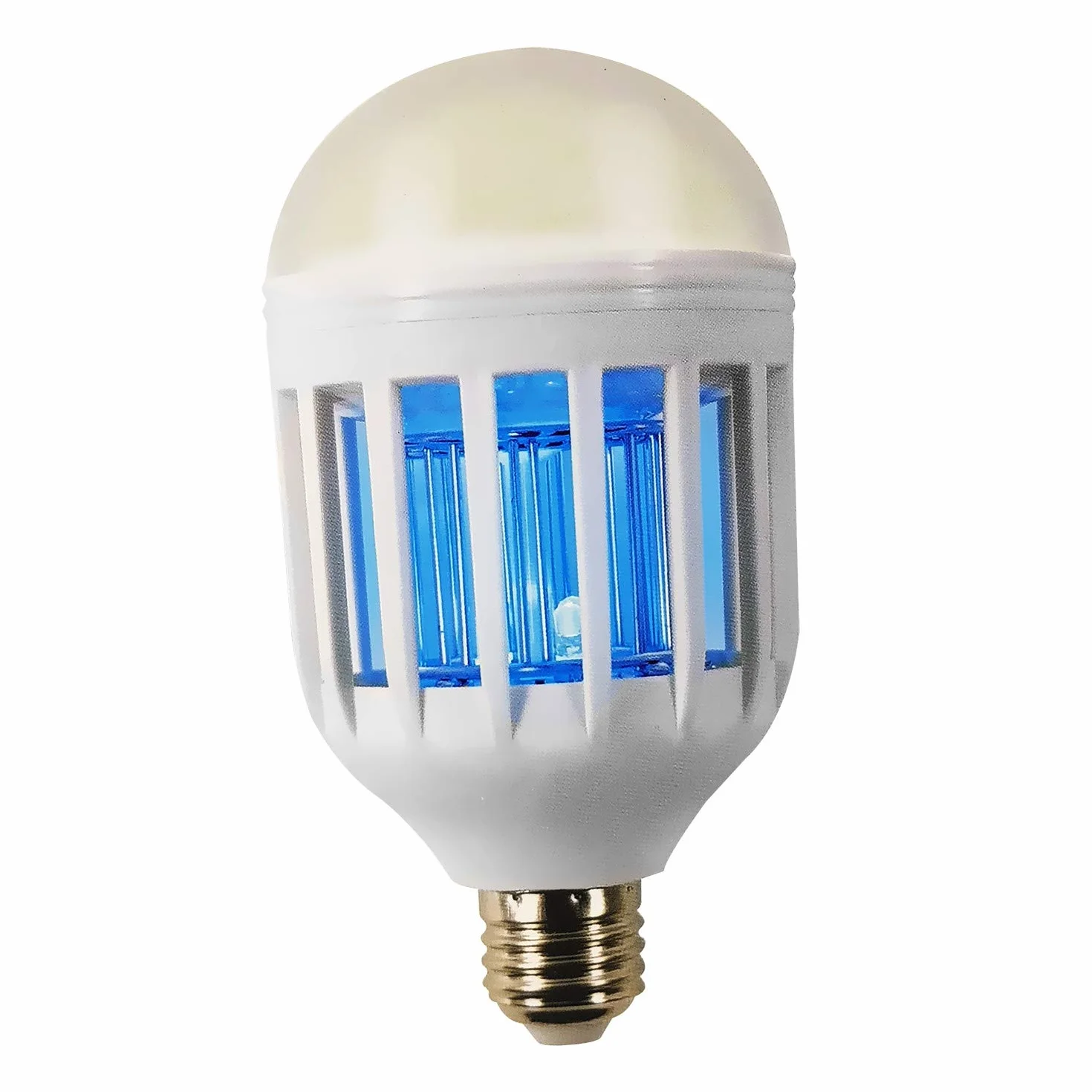 Pest Reject Lampara Bombilla Antimosquitos E27 Light Zapper 2 en 1 Luz LED Atrapa Insectos Anti Mosquito