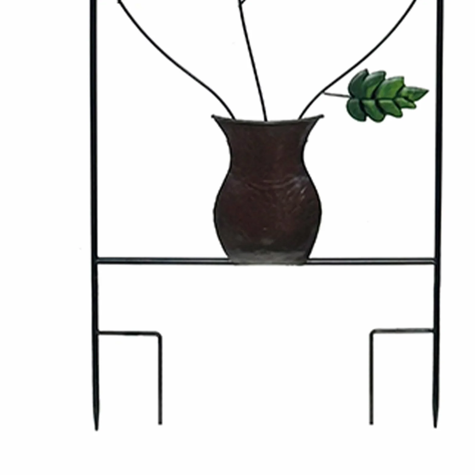 Enrejado de Jardín Soporte metálico resistente a la intemperie | Enrejado Alto con Bebedero para Aves para Rosas Trepadoras, Enredaderas, Hortalizas, Bancal Elevado, Patio, Jardín, Balcón,