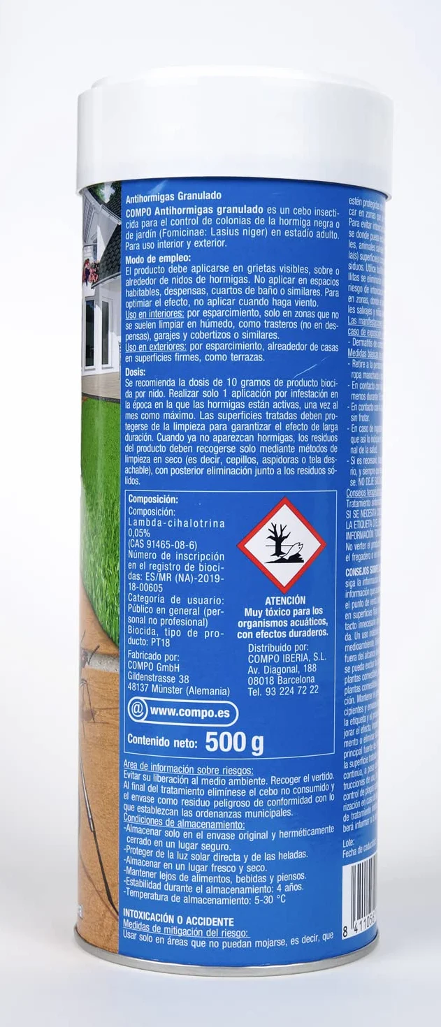 COMPO Antihormigas granulado 500g