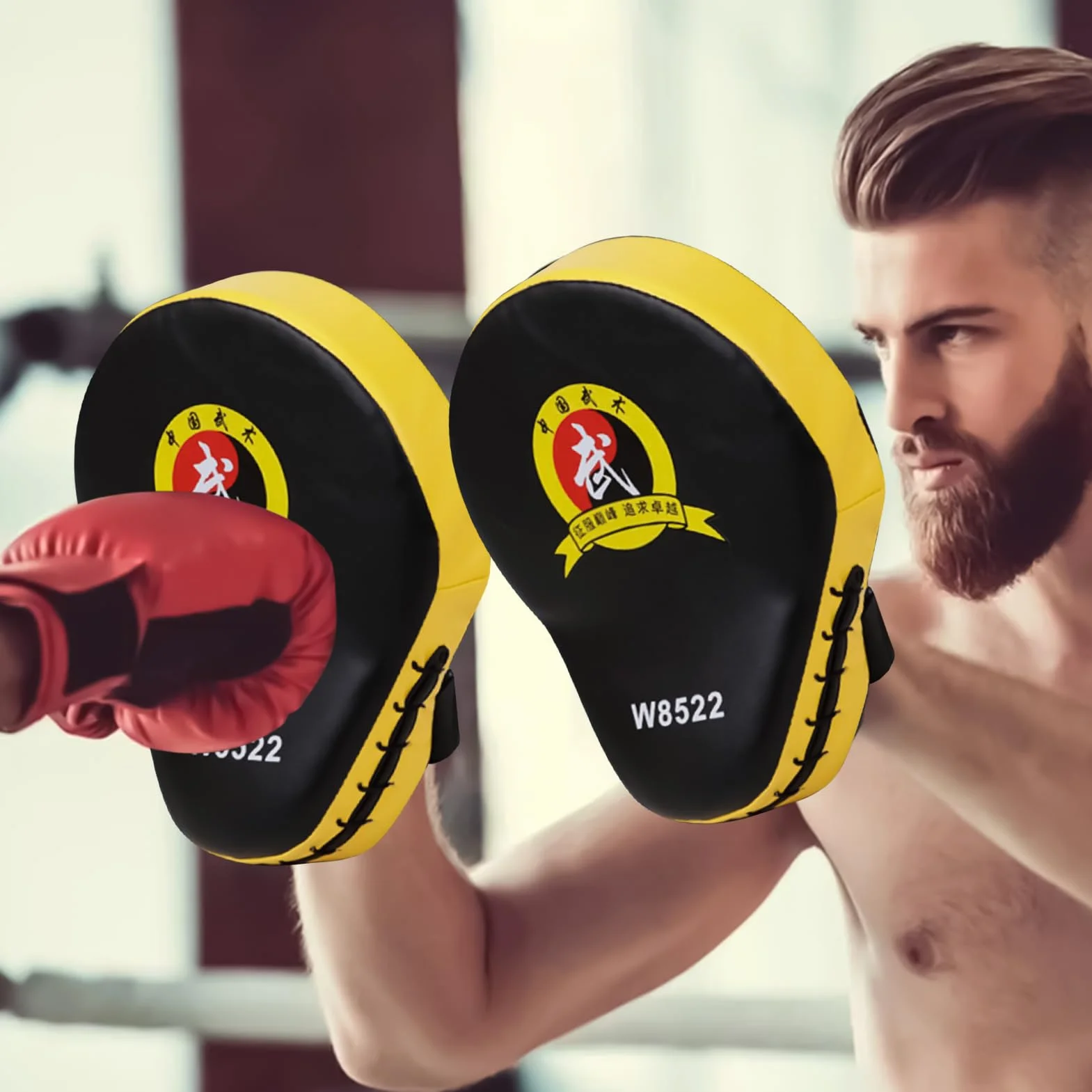 Almohadillas de Golpe Portátiles para Muay Thai, Kickboxing, Entrenamiento Adultos