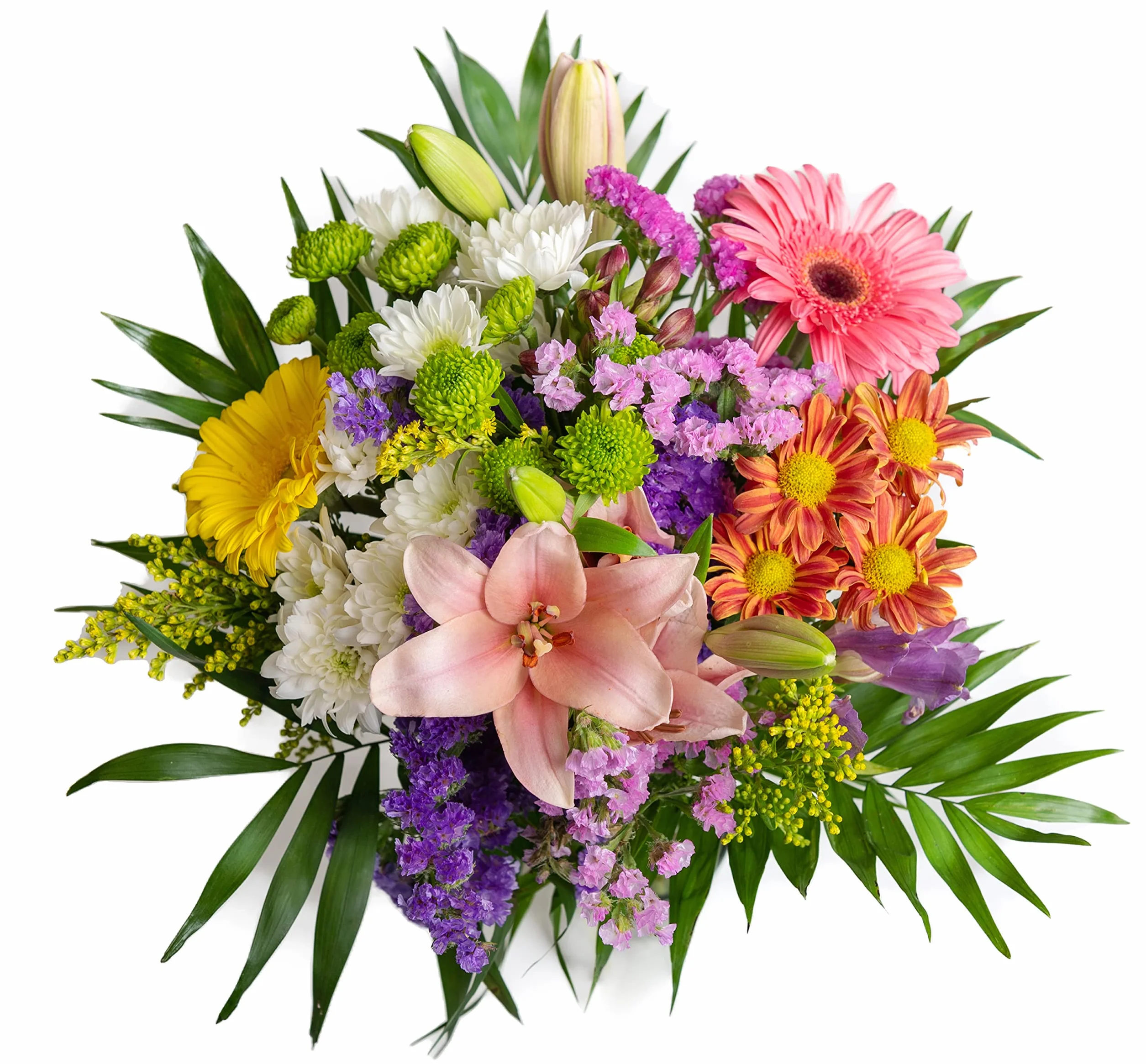 Ramo de flores naturales a domicilio con tarjeta de dedicatoria Primavera