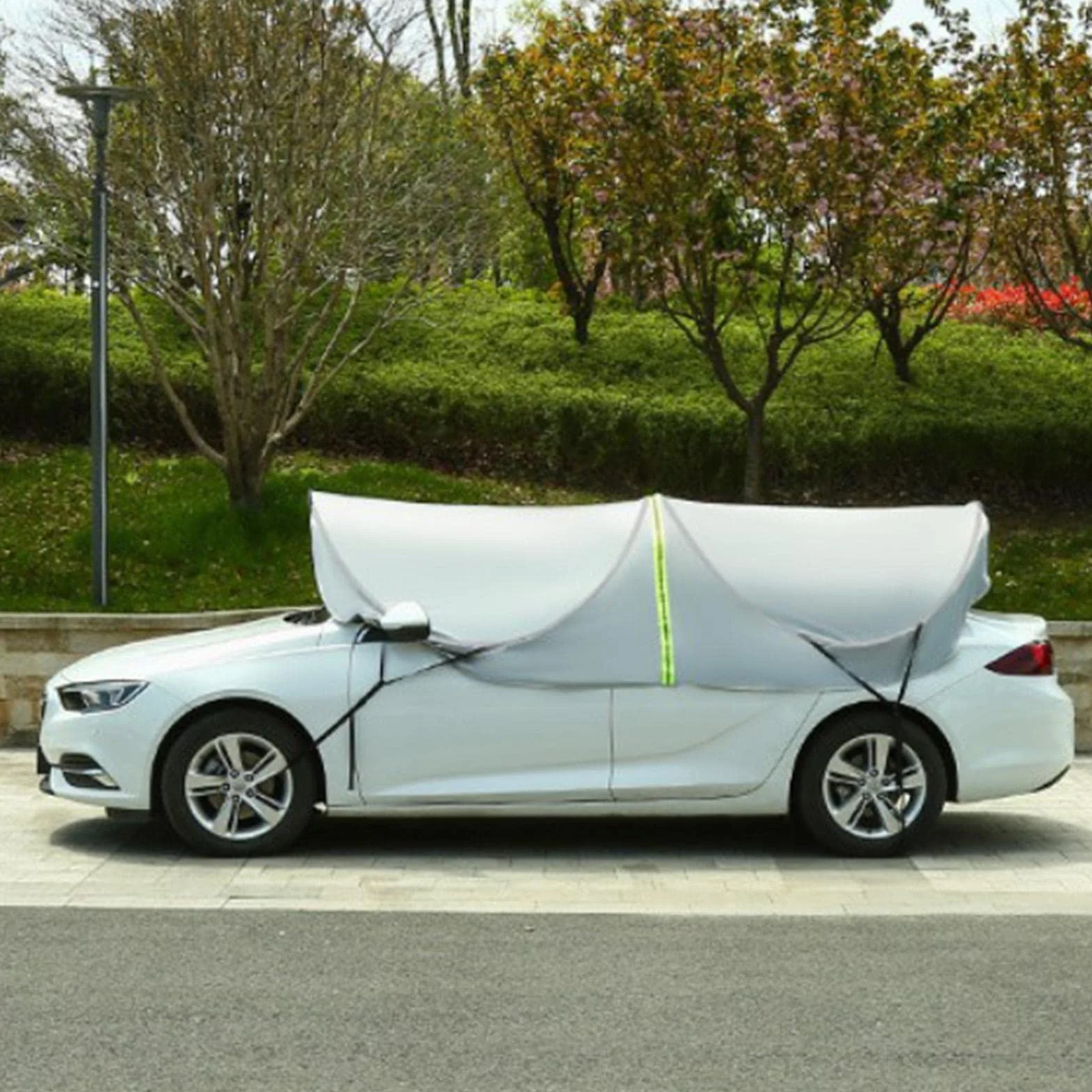 Cubierta para Coche Protección Solar UV Plegable Portátil Carpa Móvil
