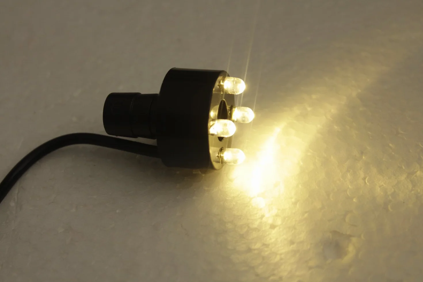 Arnusa Bomba Sumergible 800 L/H Blanco Cálido LED Fuente Estanque