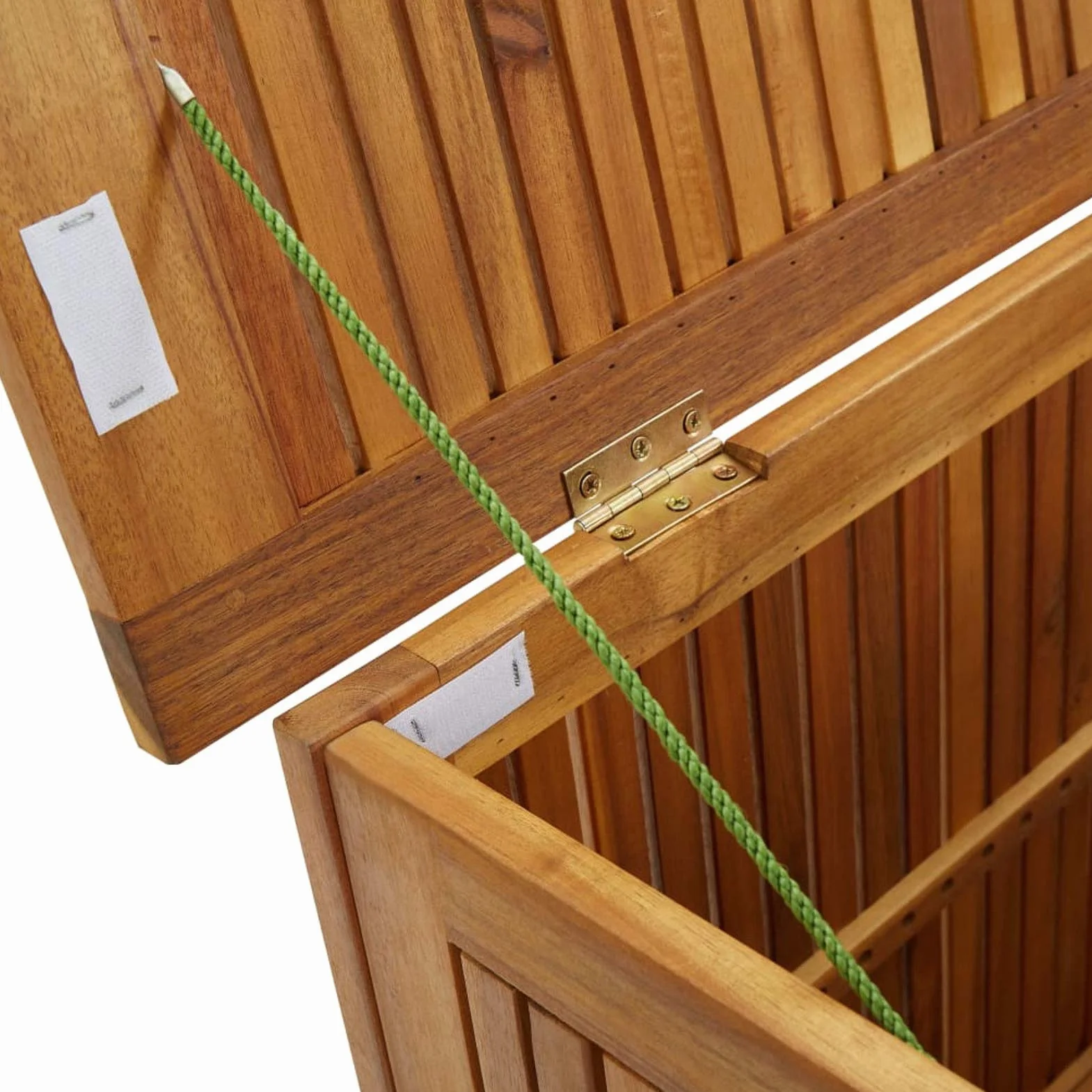 Tidyard Caja de Almacenamiento de Madera para Jardín con Banco Exterior