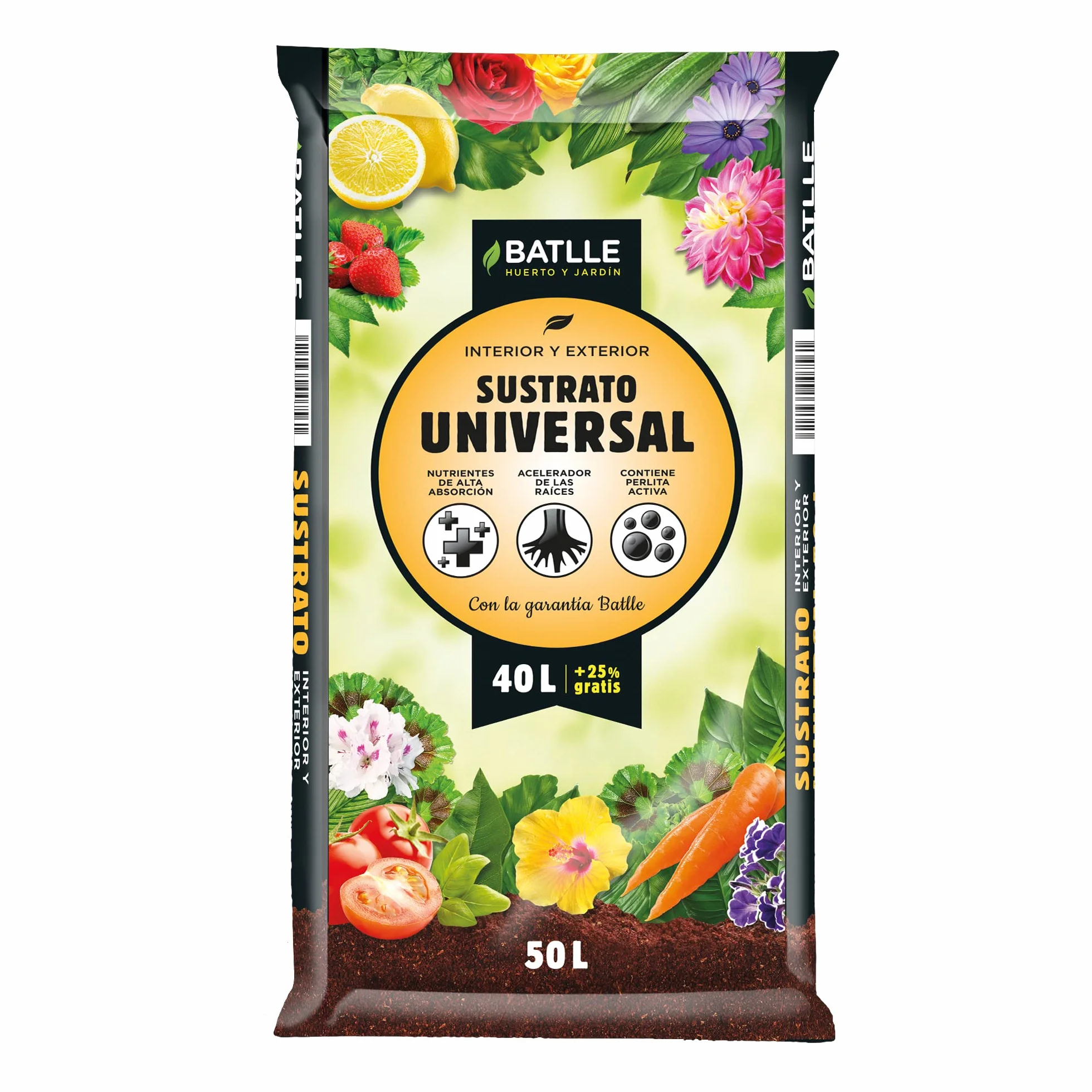 Sustrato Universal 50l para Plantas de interior y exterior
