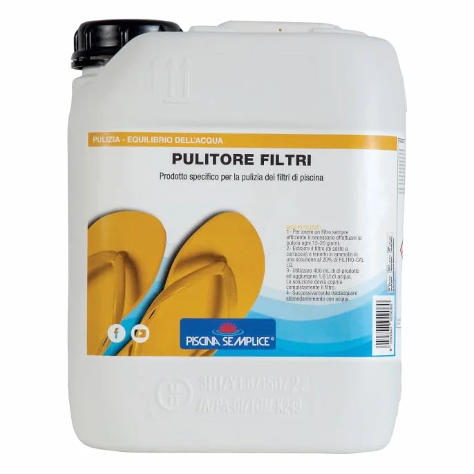 Limpiafiltros de arena líquido 6 kg Lapi Italia Certificado