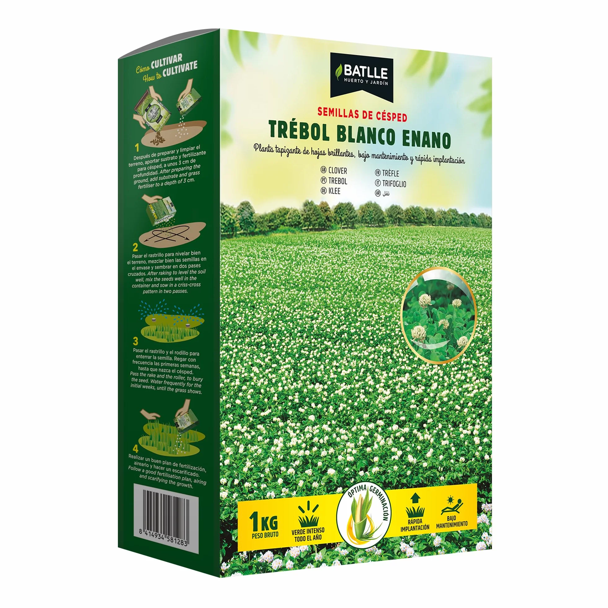 Batlle Semillas Trebol blanco repens enano