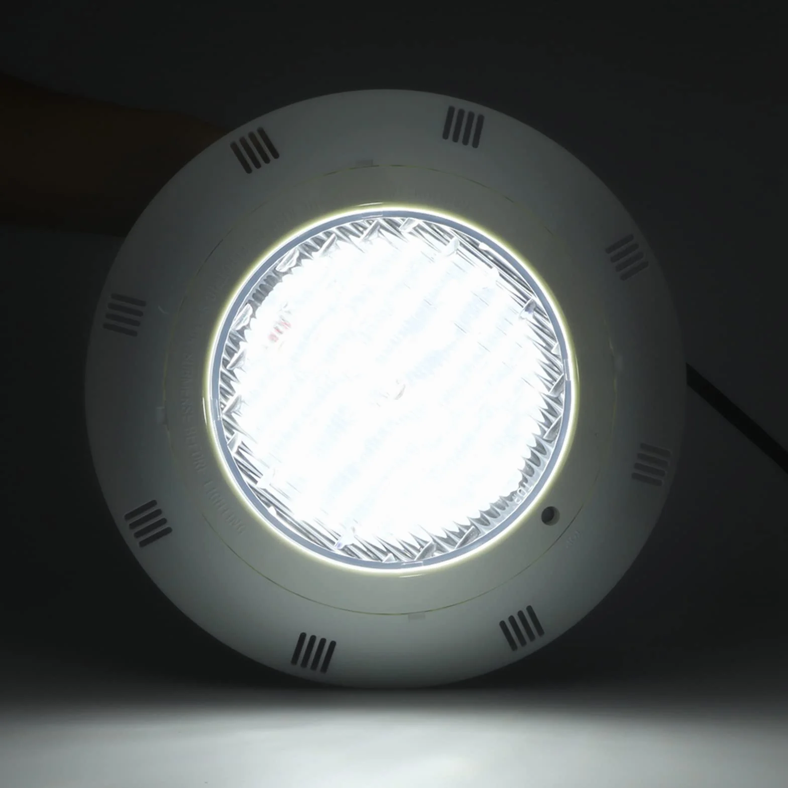 Jeffergarden Luz LED para Piscina AC12V 40W RGB Subacuática ABS 360 LED