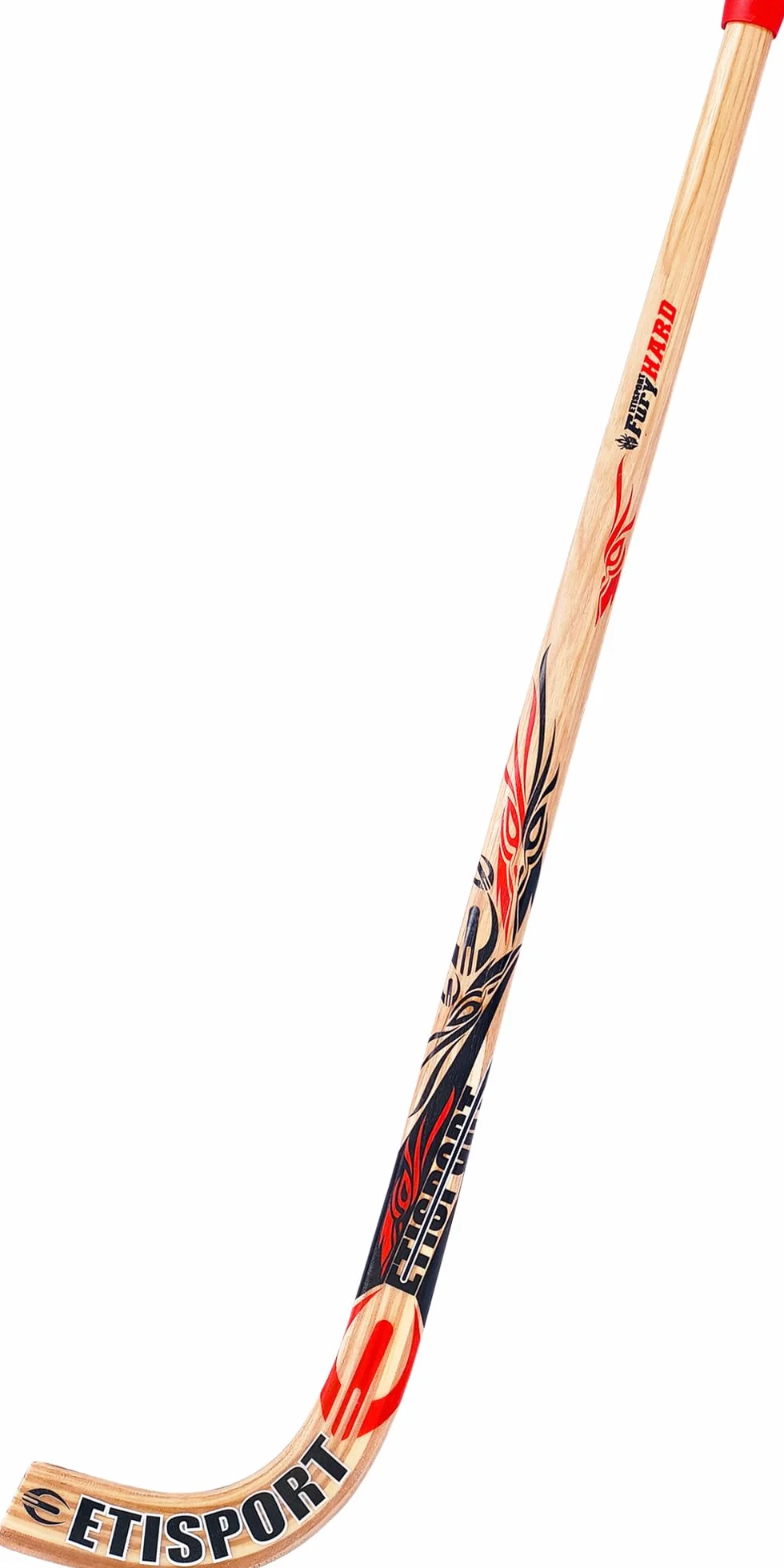 Stick de Hockey Fury Hard Profesional Rígido Peso Medio-Alto Mango Hickory Mayor Grosor Pala Laminada Fibra Exterior