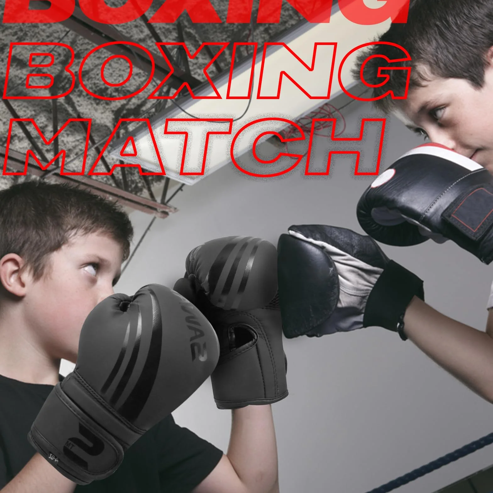 Guantes de boxeo SAWANS para niños 2 4 6 onzas entrenamiento MMA sparring kickboxing
