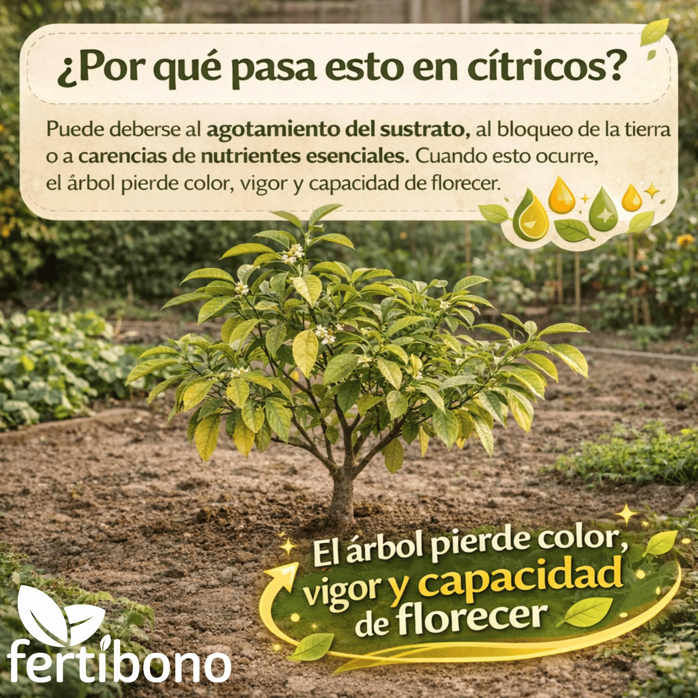 Fertibono CitriPlus Abono Cítricos 750 ml Pulverización Foliar Limonero Naranjo