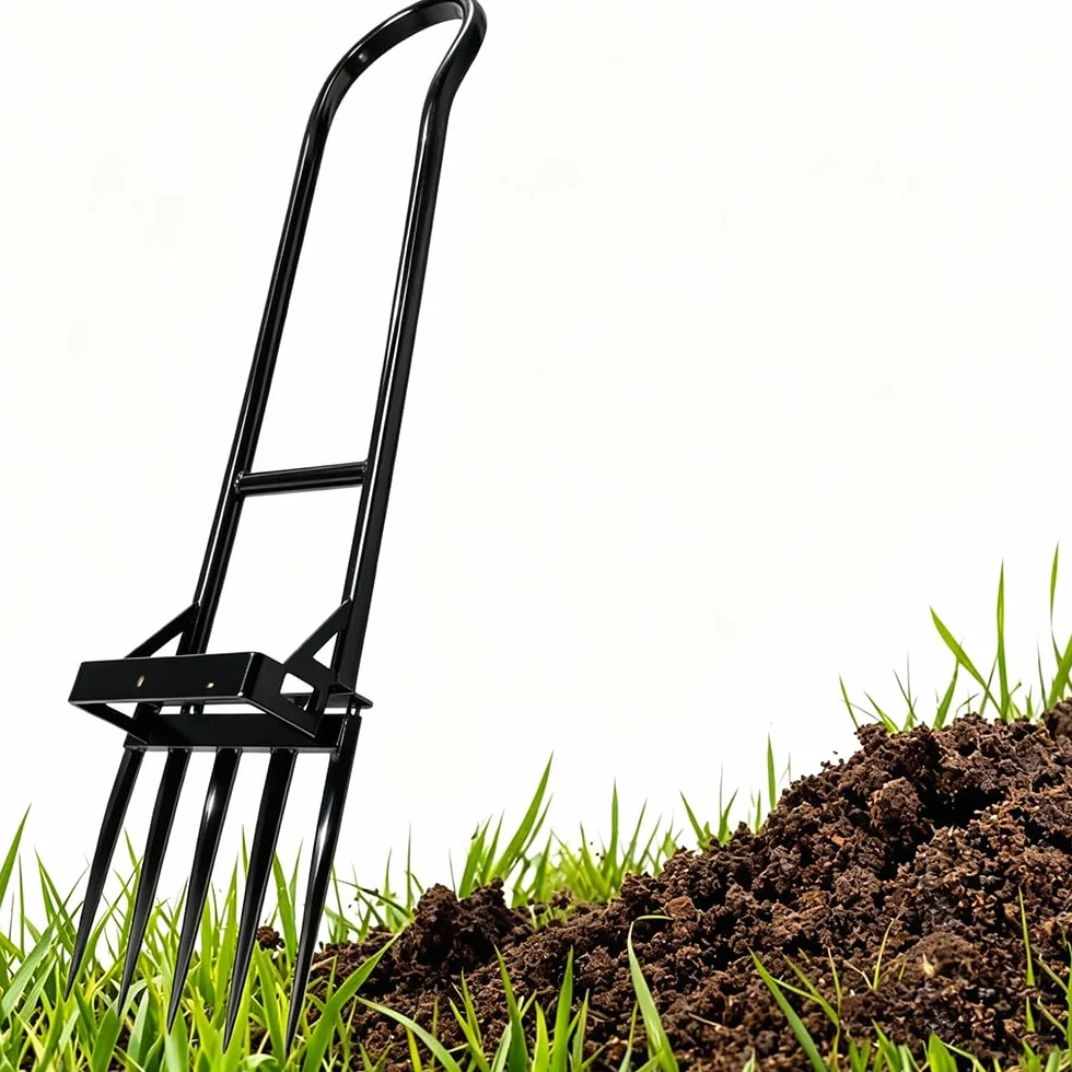 Pala horquilla de excavación 29 cm 31 cm para aireación del suelo