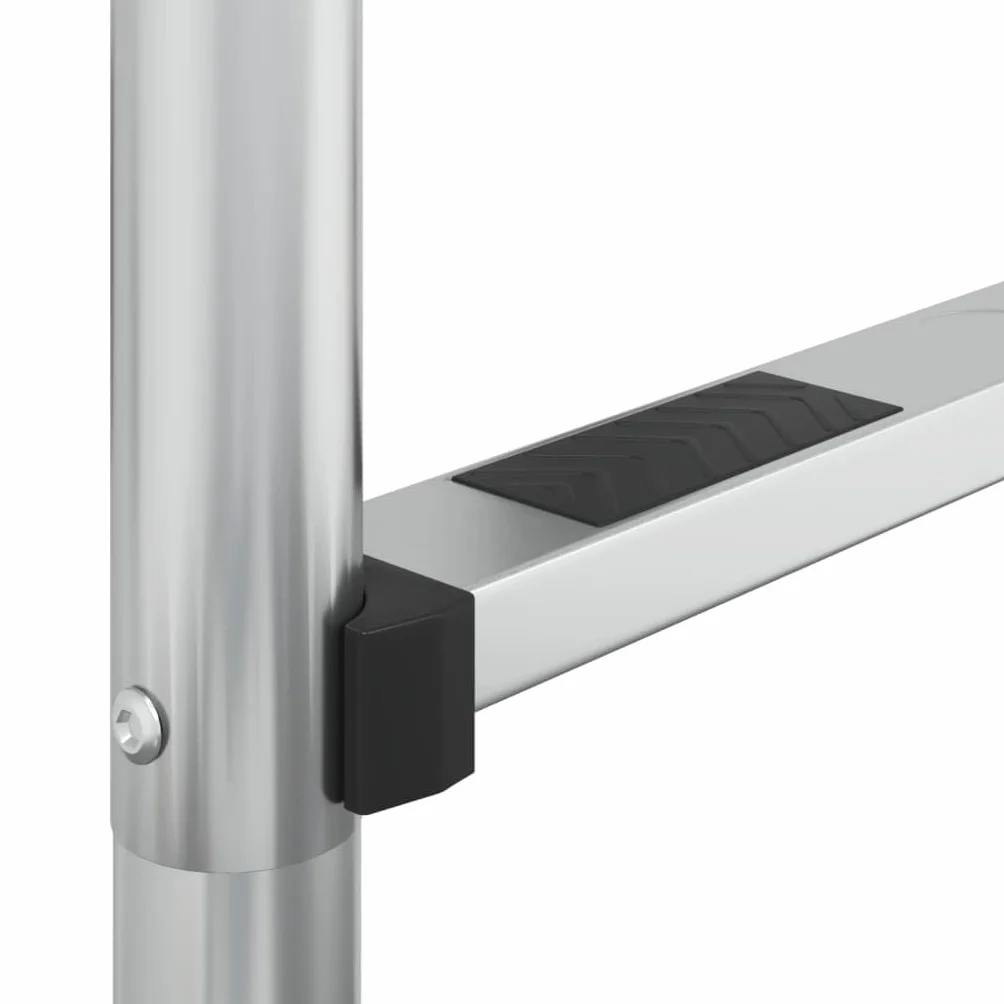 vidaXL Escalera de Piscina Acero Inoxidable 304 54x38x211 cm