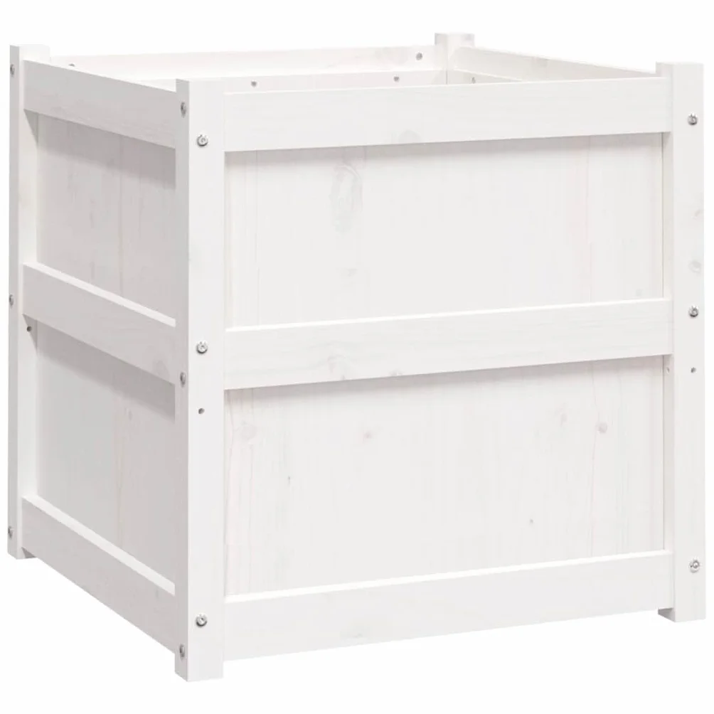 Macetero de madera maciza de abeto con inserto, 71 x 37 x 76 cm, para jardín, balcón, terraza, macetero con orificio de drenaje para plantas, verduras, hierbas, material natural