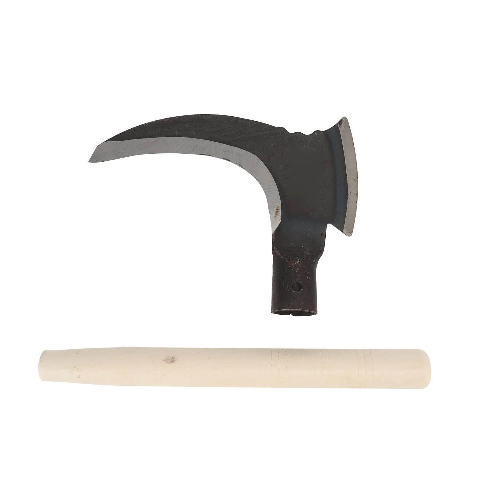 Guadaña Doble Acero Alto Manganeso Herramienta Jardinería Cortar Césped Recortar Vides Podar Árboles