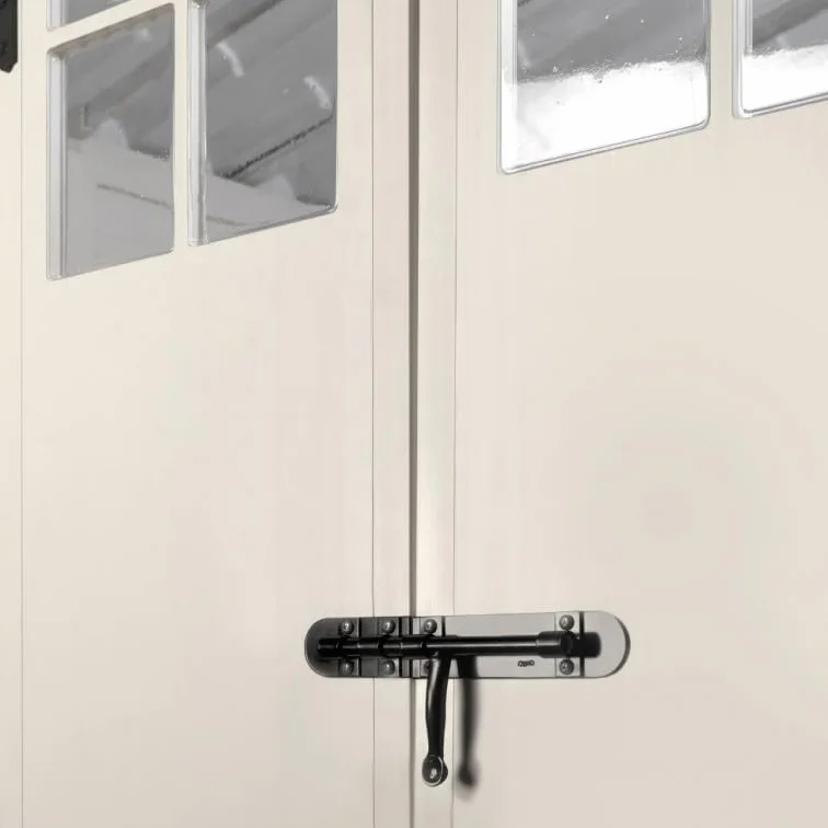 Caseta de jardín de resina Tuscany Evo 120 2 puertas centrales suelo incluido beige 137x144x214 cm