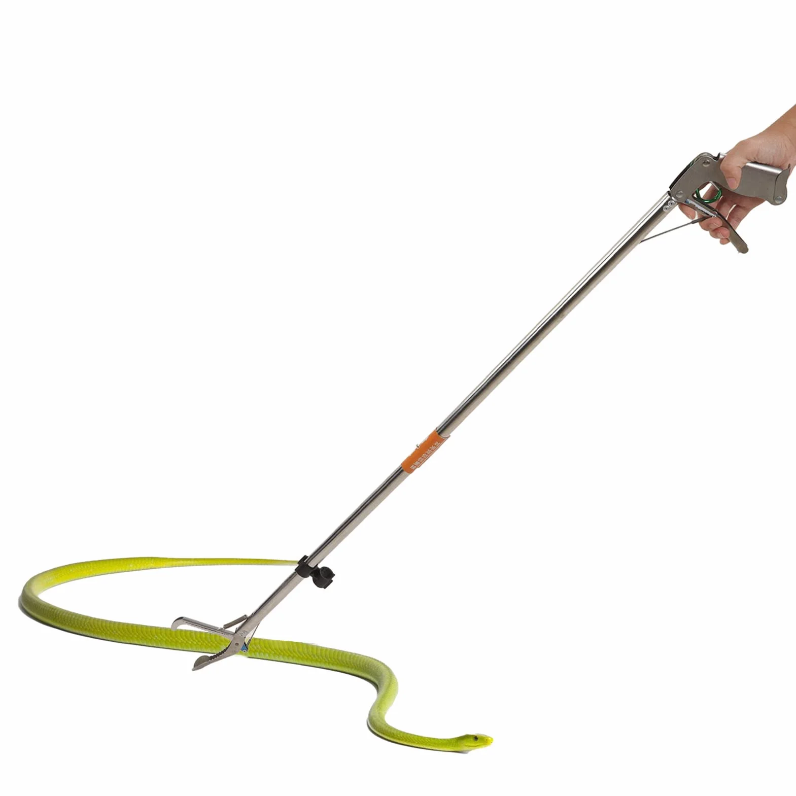 Pinzas de Serpiente de Acero Inoxidable Plegable Autobloqueable Herramienta Portátil para Reptiles