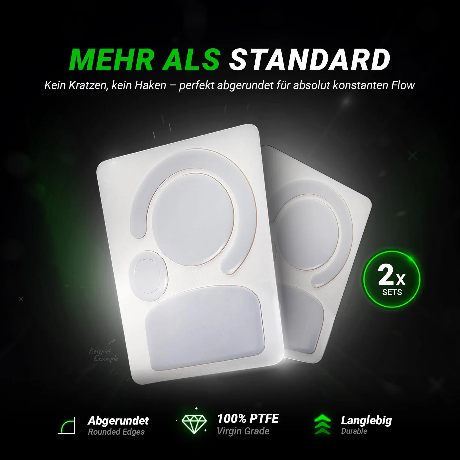 SensoryBoost HPS Glides PTFE Mouse Skates compatibles con Logitech G Pro X Superlight 2