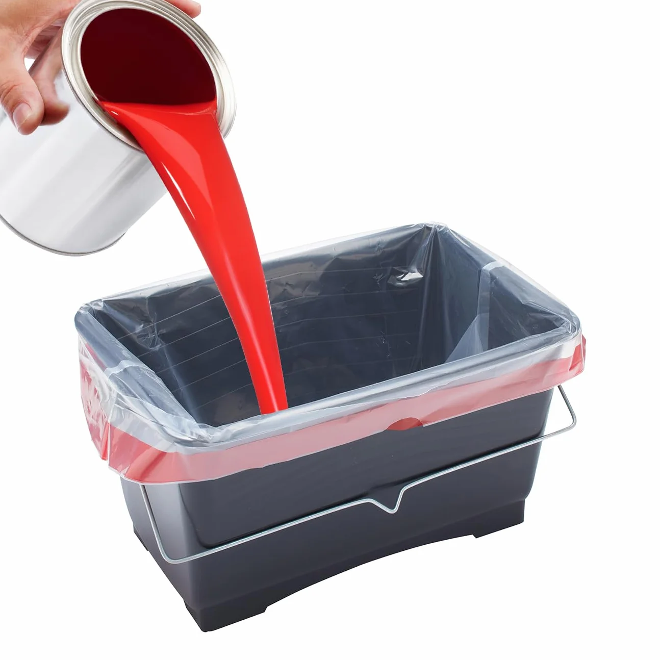 ProDec 10 Contenedores Plástico Reciclado 10L Cambios Color Rápidos Fácil Limpieza