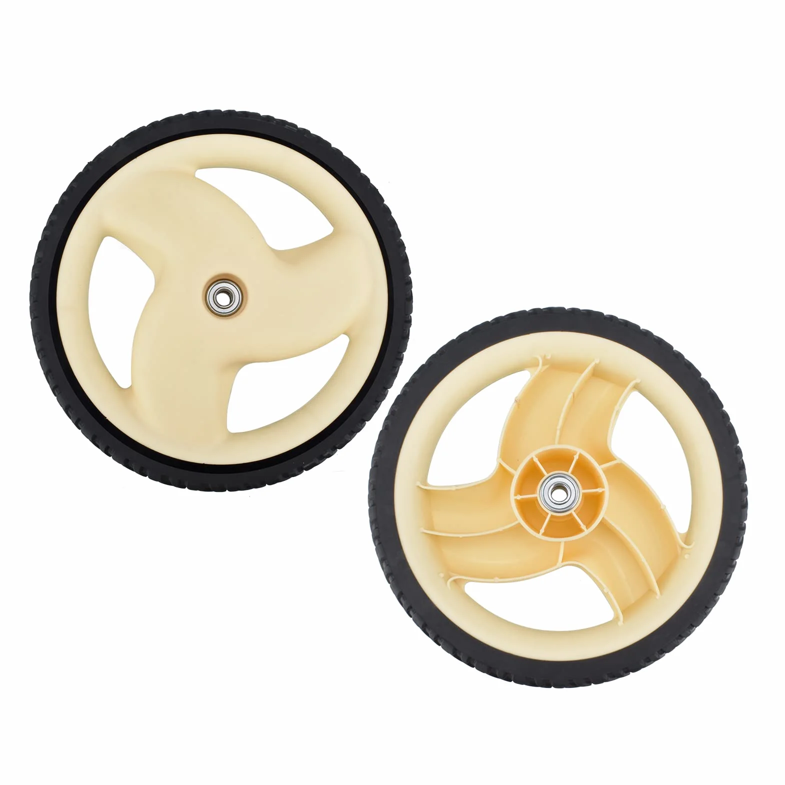 Cancanle Juego de 2 ruedas para cortacésped Toro 105-1816 de repuesto para Stens 205-268