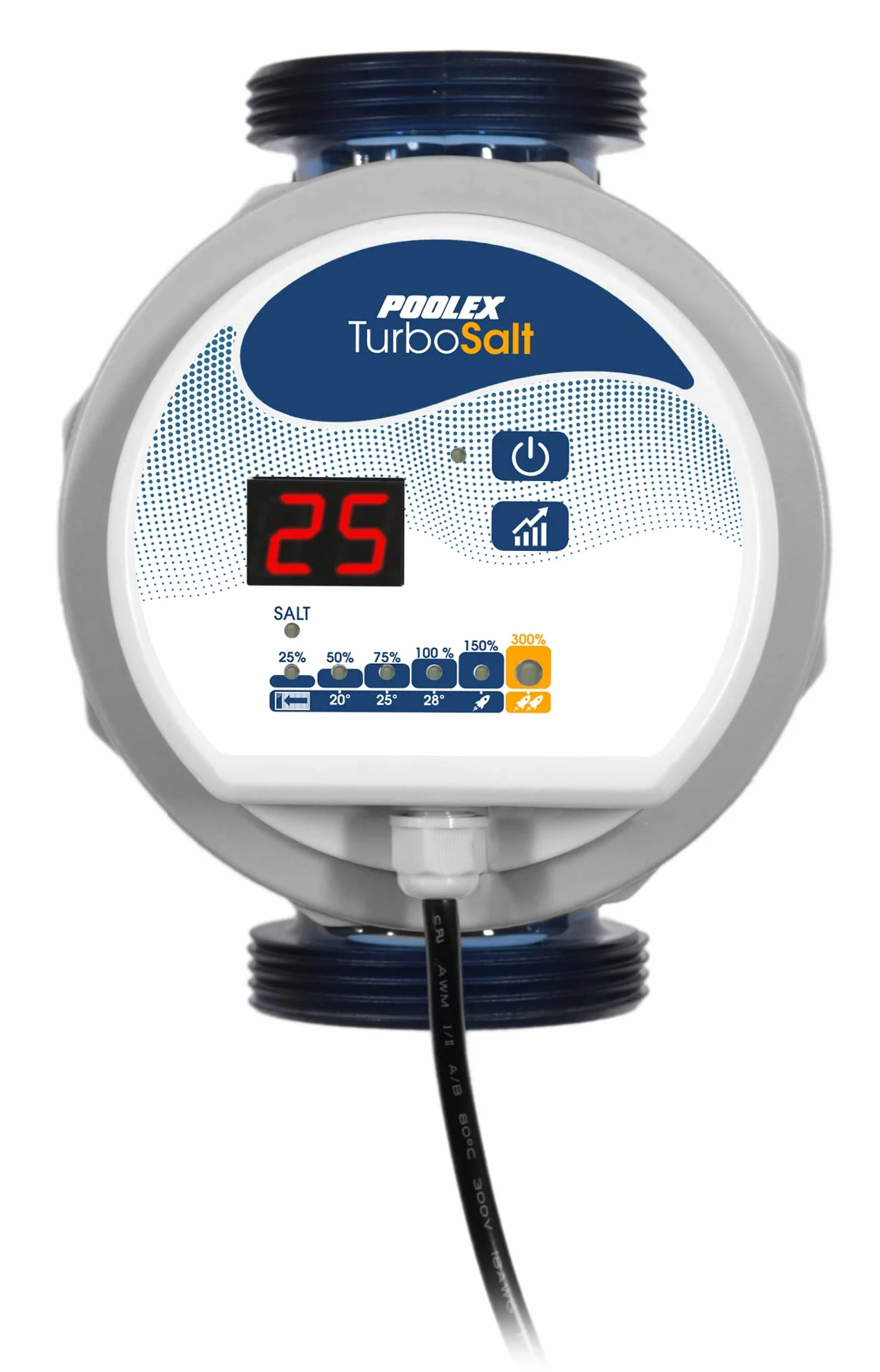 POOLEX Turbo Salt Electrólisis compacta para Piscinas 40 m3 Modelo 400