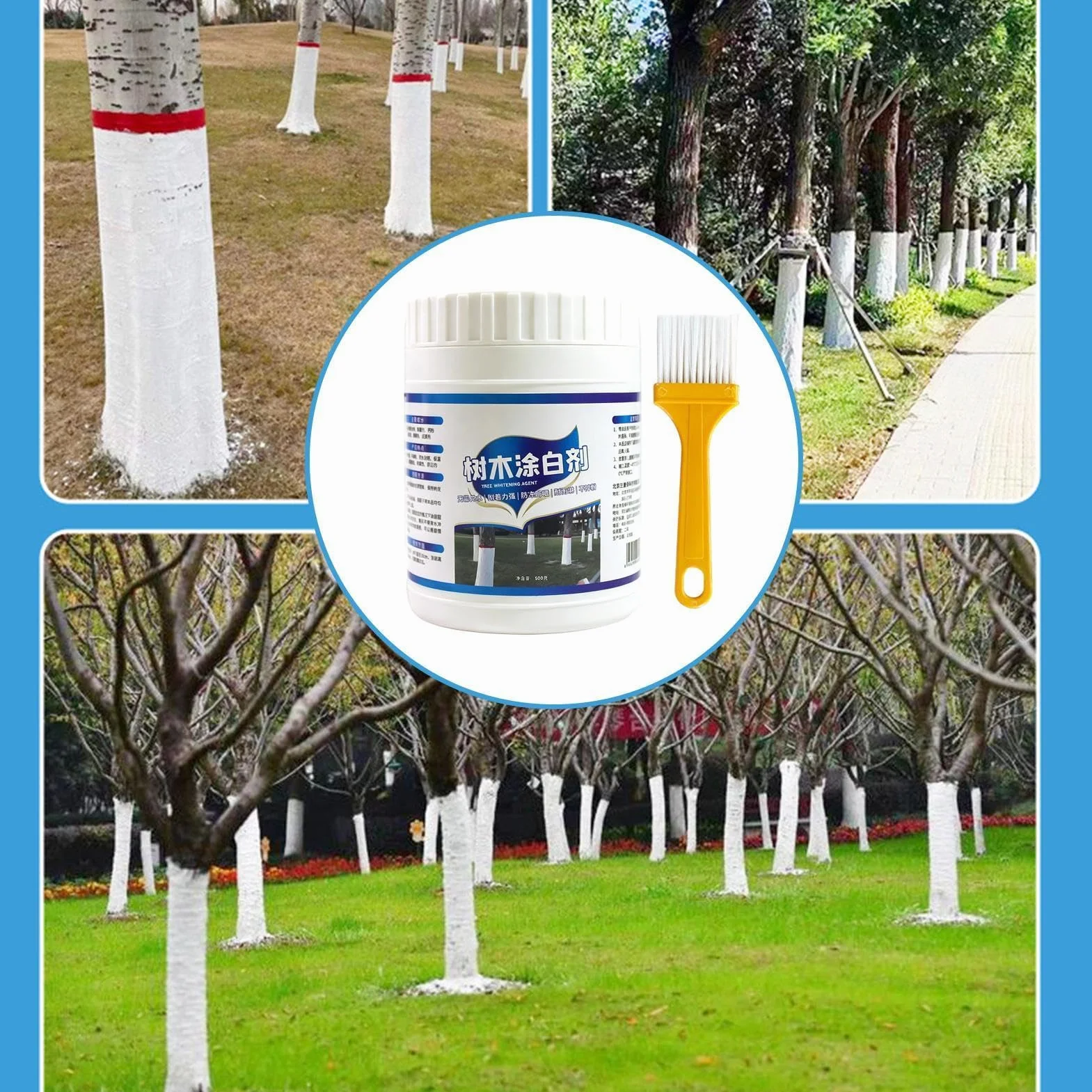 Pintura selladora de heridas de árboles 500 g cal protección troncos