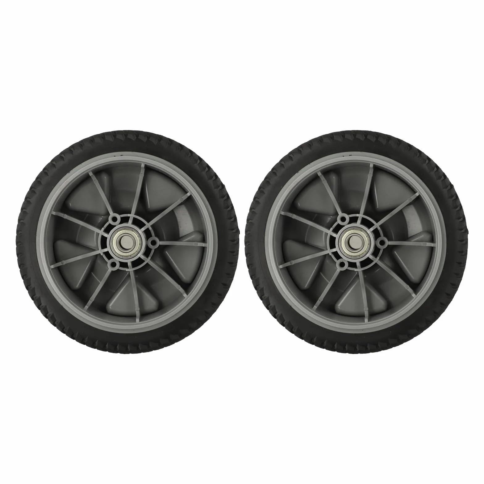 Conjunto de rueda delantera para cortacésped Toro 125-2510 de 8 pulgadas, compatible con modelos TimeMaster 20199/20200/20975/20976/20977/20978/21199 21200 21810 21811 (2 piezas)