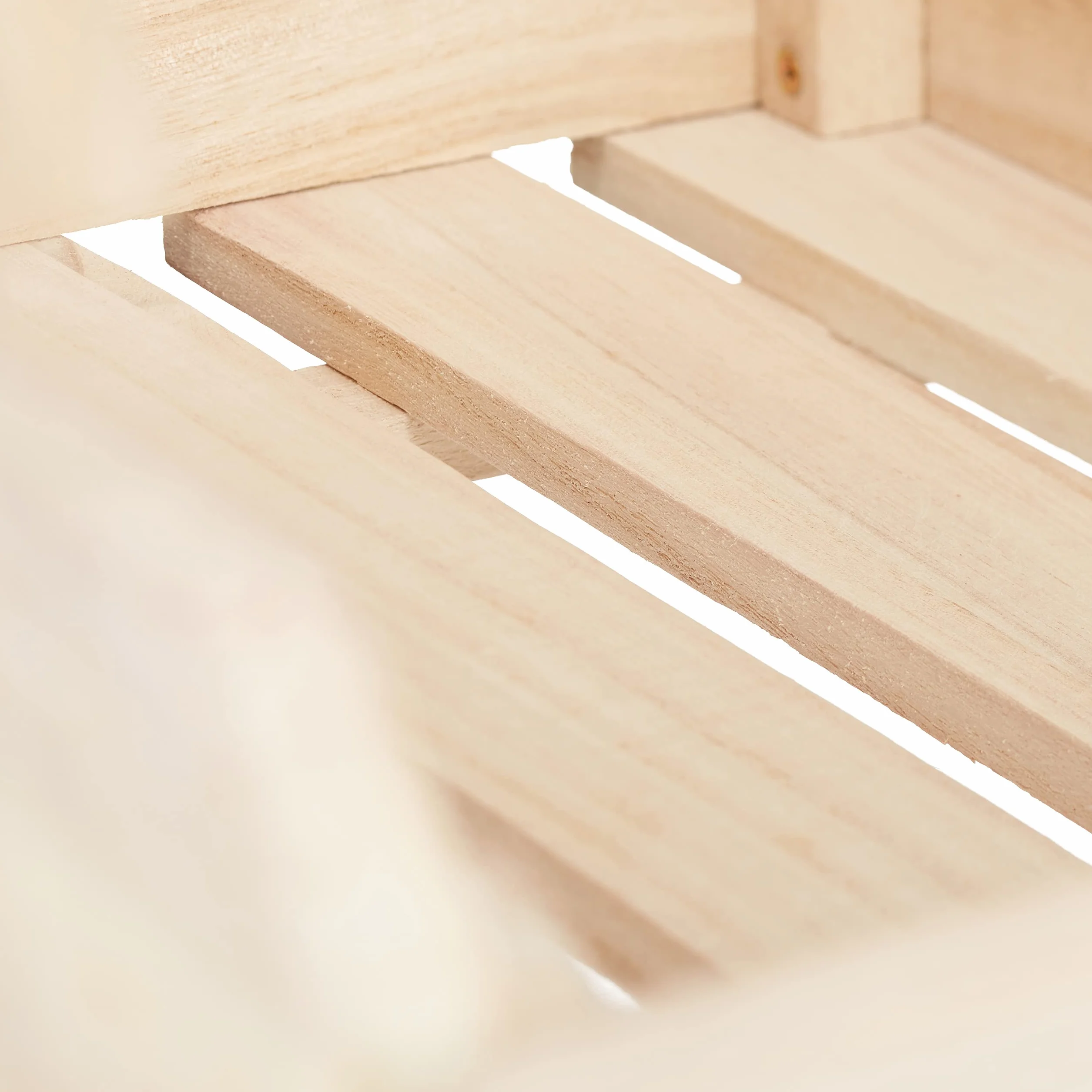 Relaxdays Cajas apilables de Madera 20x27,5x38 cm 3 Uds Marrón