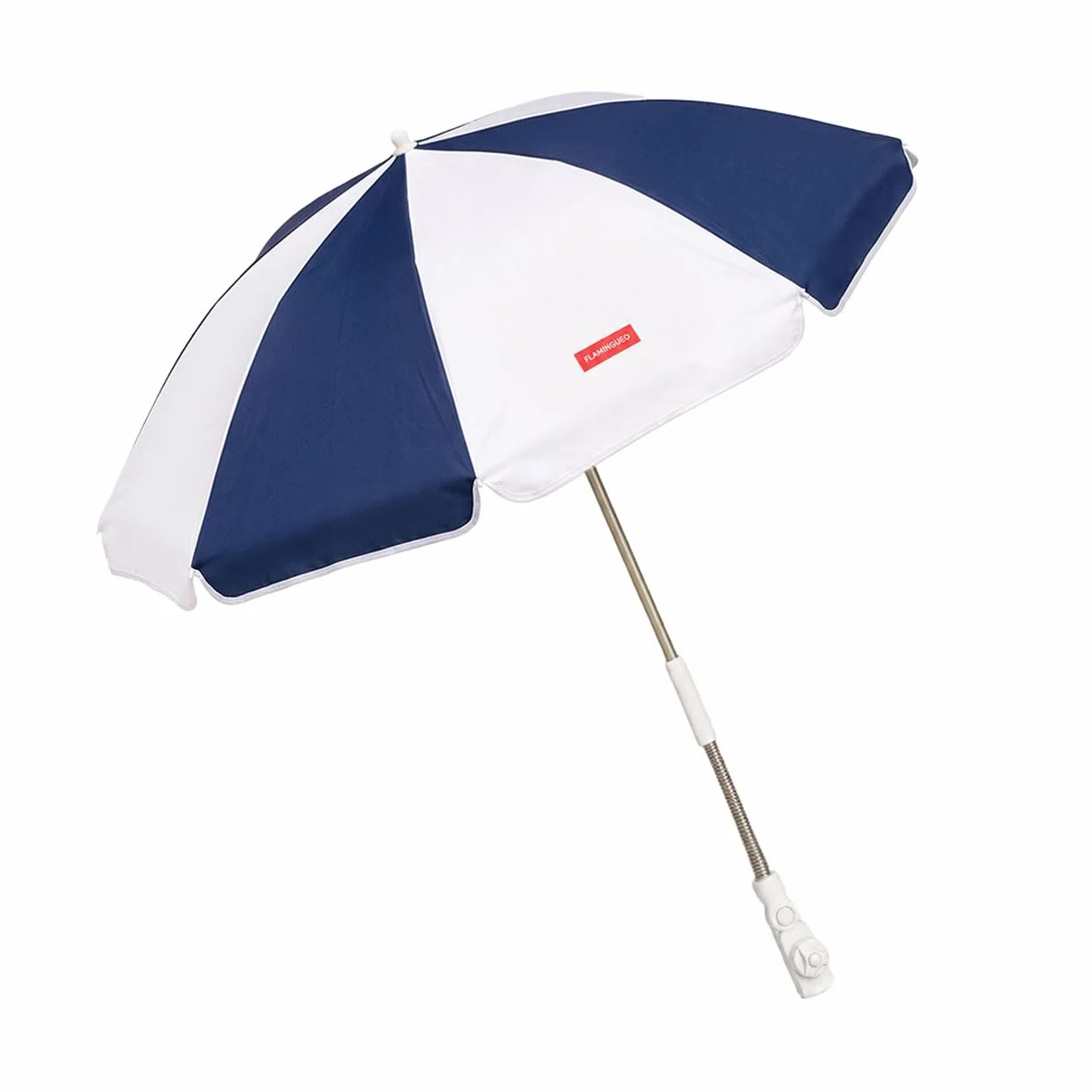 Flamingueo Sombrilla Playa Para Silla UPF 50+ Orientación Regulable Poliéster Waterproof Poste de Acero