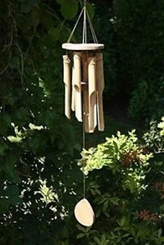 Carillón de bambú wind chimes decoración interior exterior
