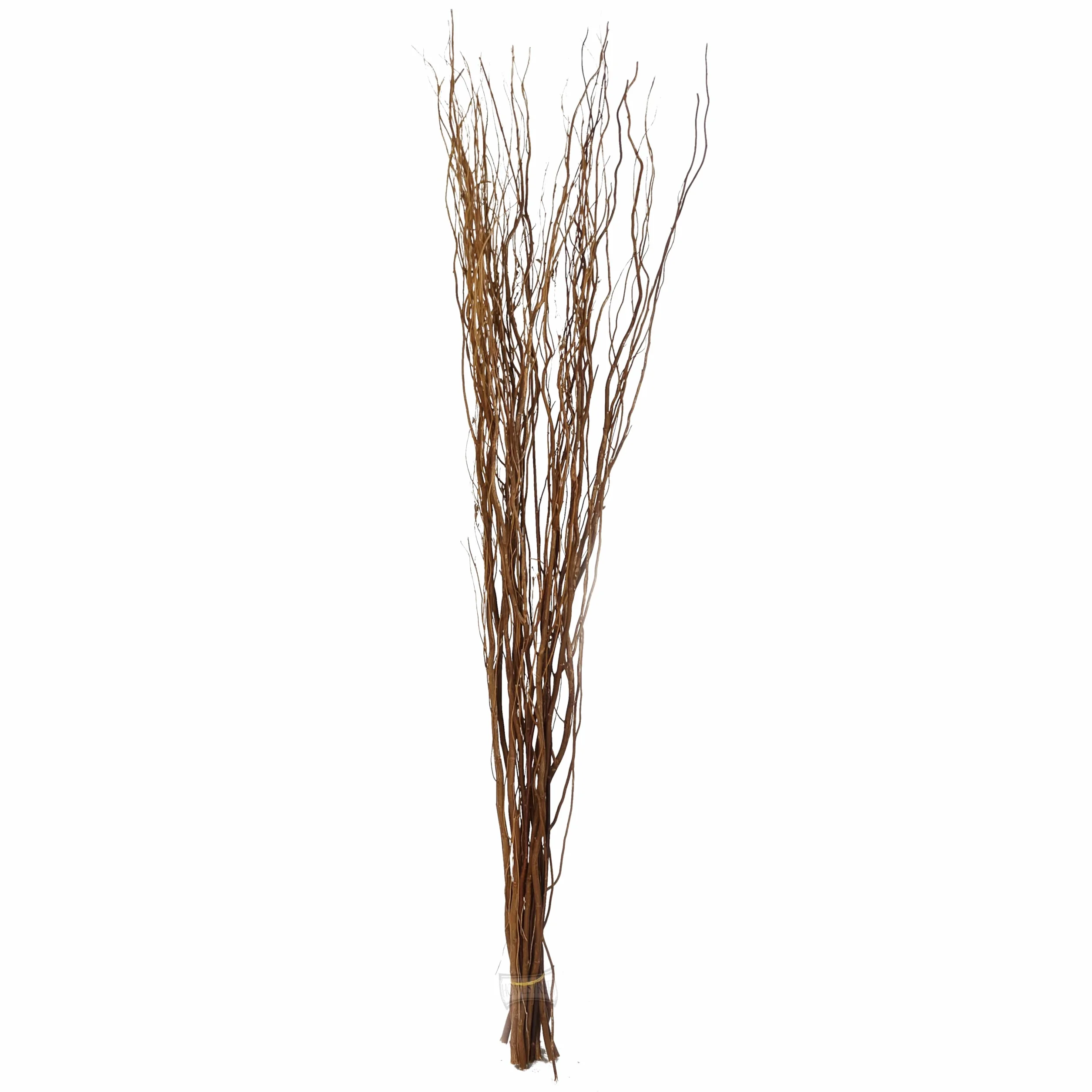 Ramo de ramitas retorcidas de mimbre 120 cm marrón negro plata oro natural chocolate