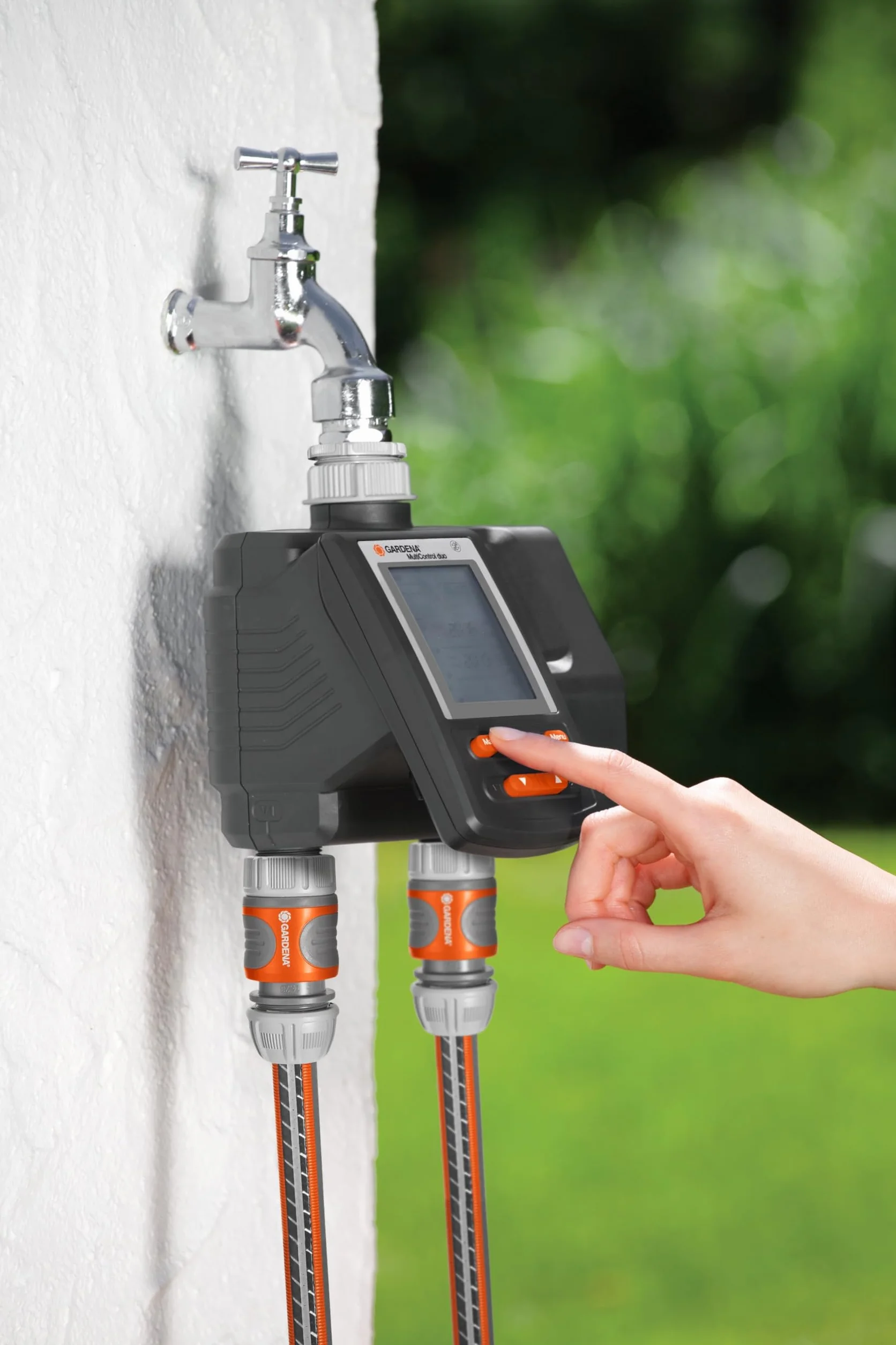 Gardena MultiControl duo Programador de riego automático LCD 1874-20