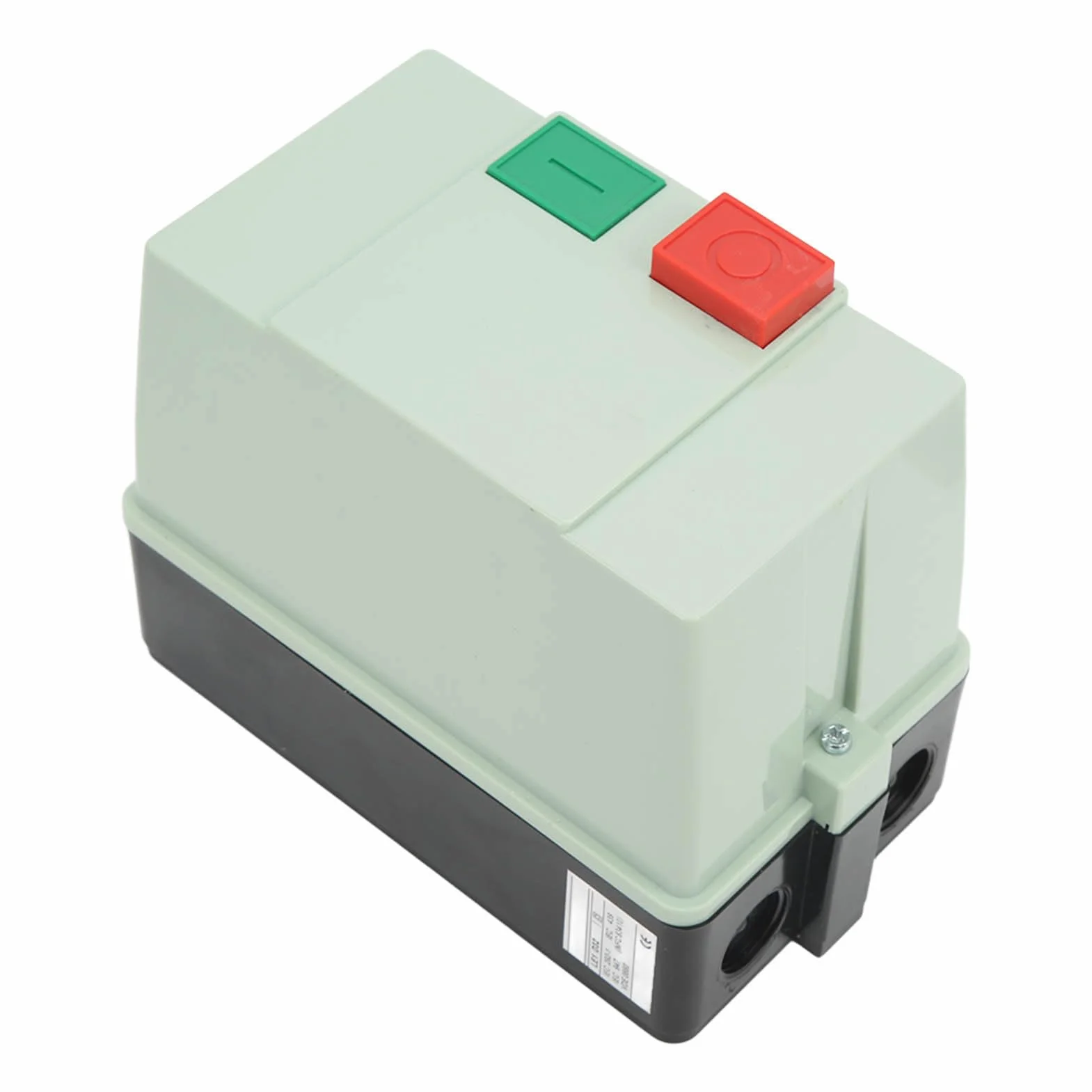 Arrancador de Motor Magnético, Monofásico 7,5 KW (10) Trifásico 15 KW (20) Protección contra Sobrecarga 4 Orificios para Cables para Compresor de Aire