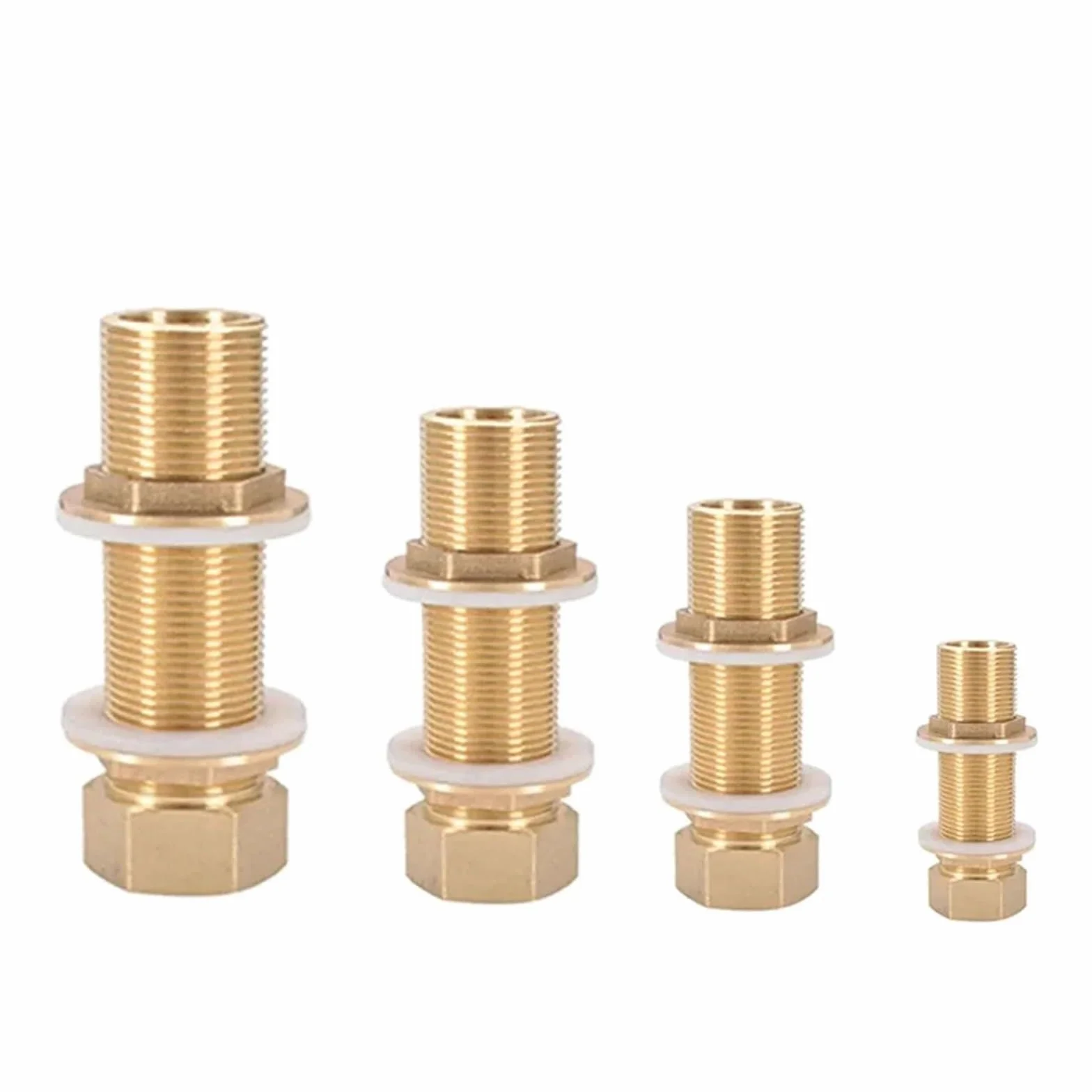 Accesorios para tuberías de riego, Conector de latón for Tanque - 1/4 1/2 3/4 1 in Cobre y Junta, Acoplamiento for pecera, Manguera jardín(3l4 for 67.8mm)