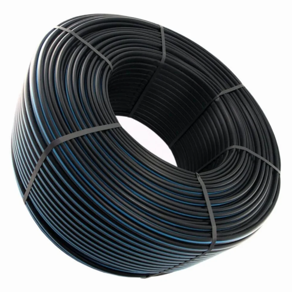 GNCGarden Tubería Riego Alimentaria Polietileno 16 Bar. Tubería de polietileno Alimentaria Baja Densidad 20mm Bobina de 100 METROS. Color negro. Máxima calidad.