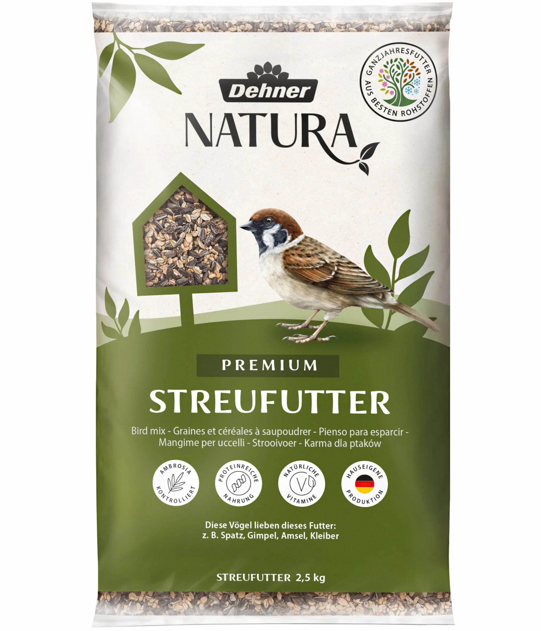 Dehner Natura Comida para Aves Silvestres, pienso