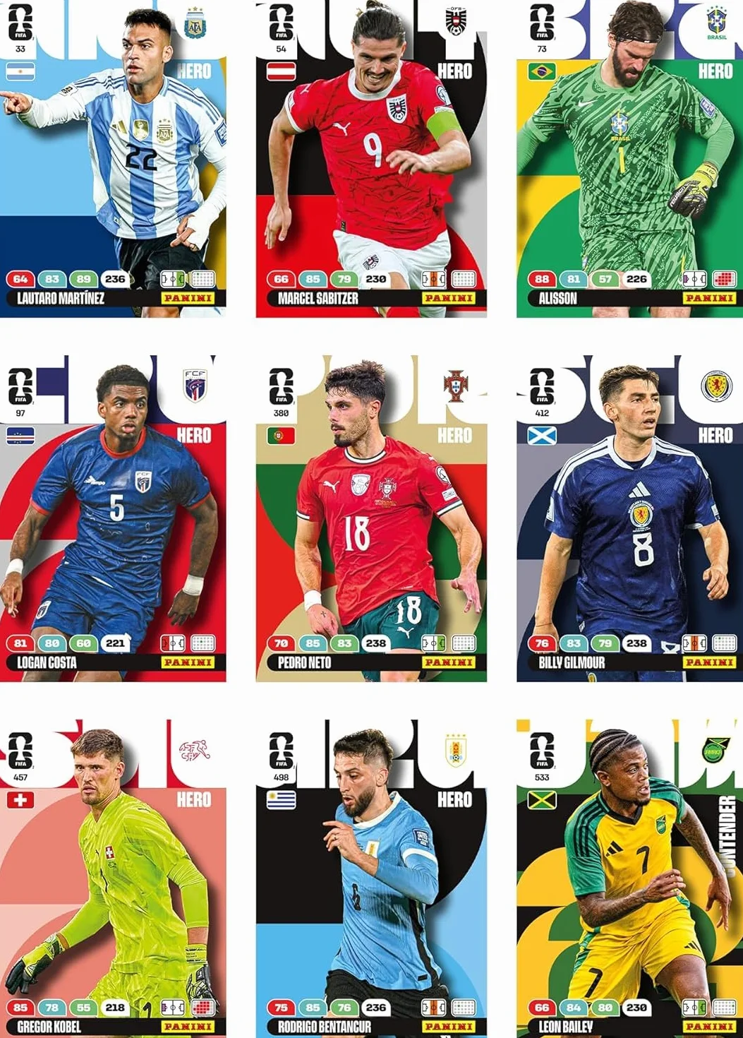Panini FIFA 2026 Copa Mundial Trading Cards Blister 7 Fundas 4 Tarjetas Edición Limitada
