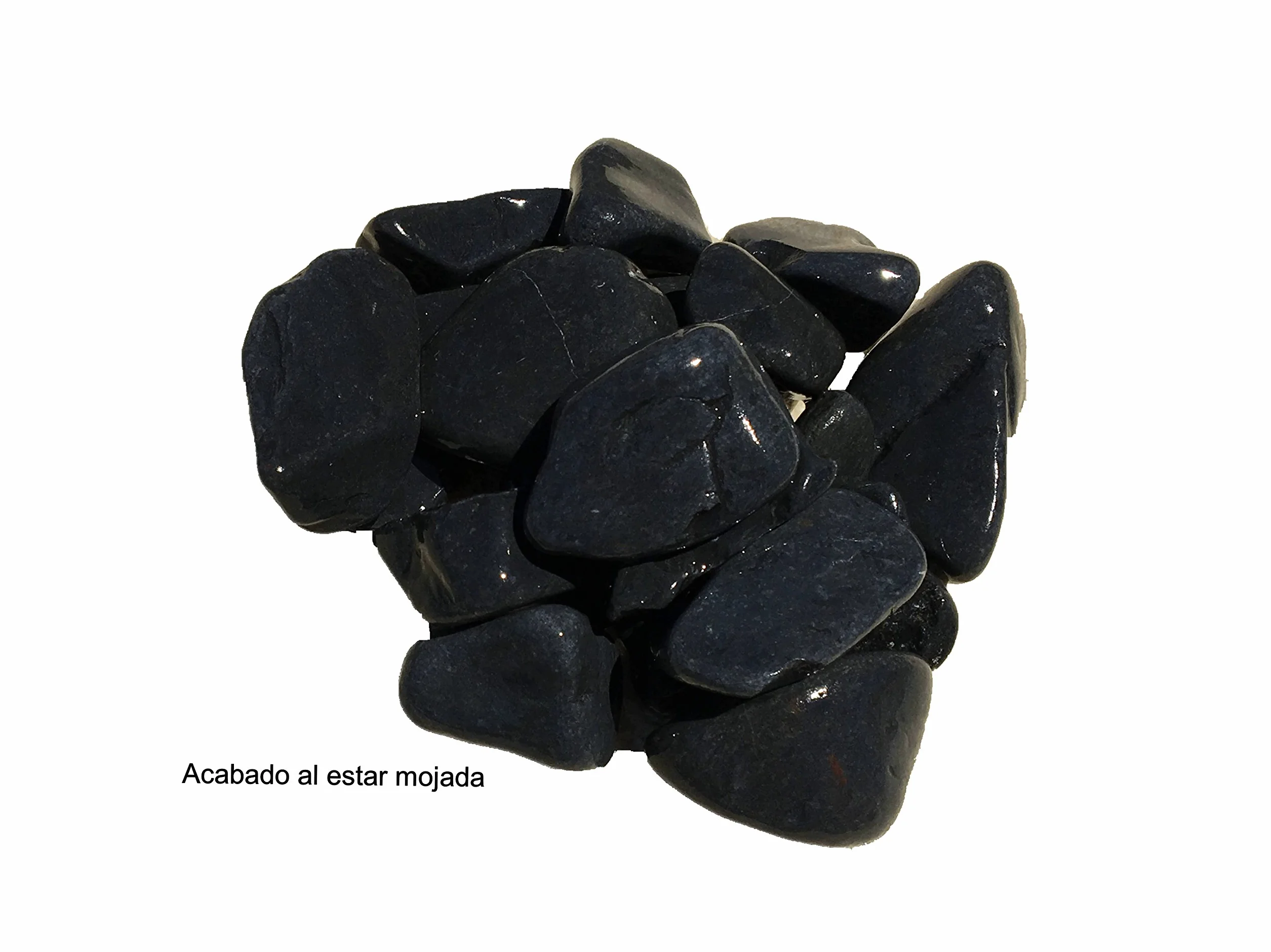 Piedra Decorativa Negra Canto Rodado 3 Sacos 20 kg 25/40 mm