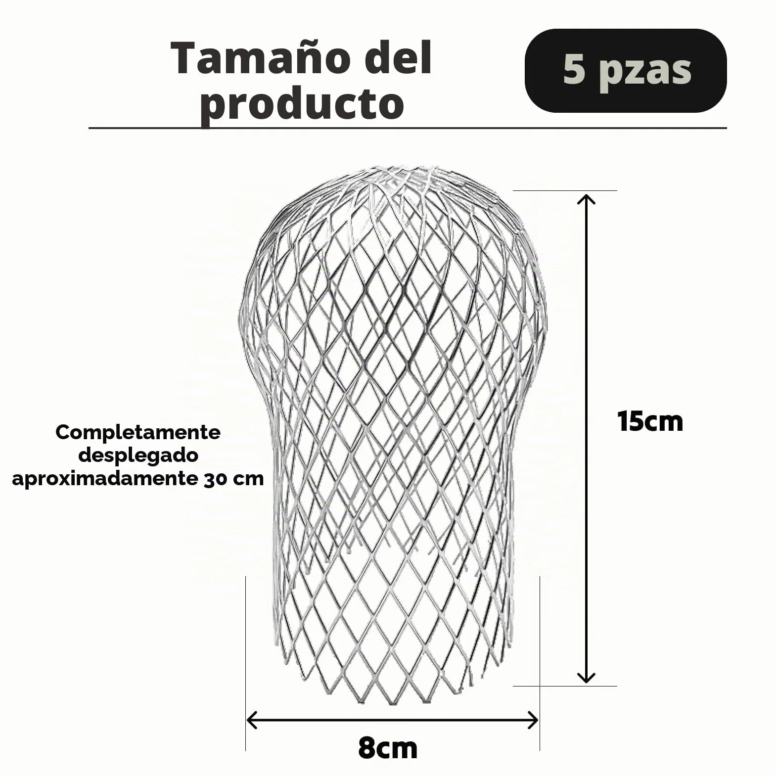 Tamiz de Aluminio para Canalones, Rejilla Protectora Ajustable Aluminio Filtros