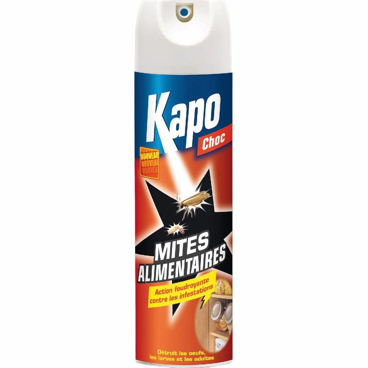 AEROSOL Foudroyant polillas alimentaires – Kapo 304894