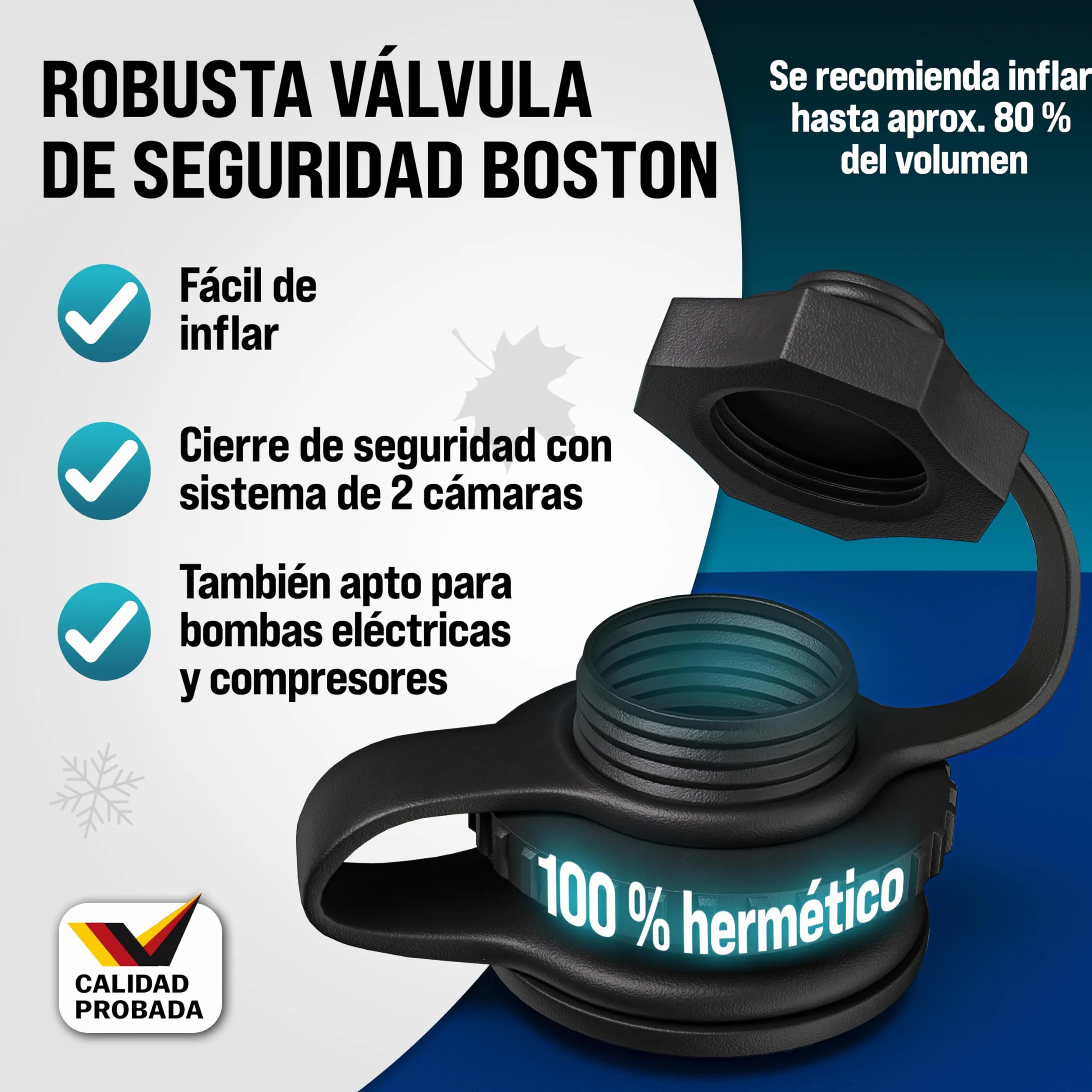Monzana Cojín Redondo Piscina XXL Cubierta Inflable Aire 3m 4m Protección Invierno Resistente Rayos UV