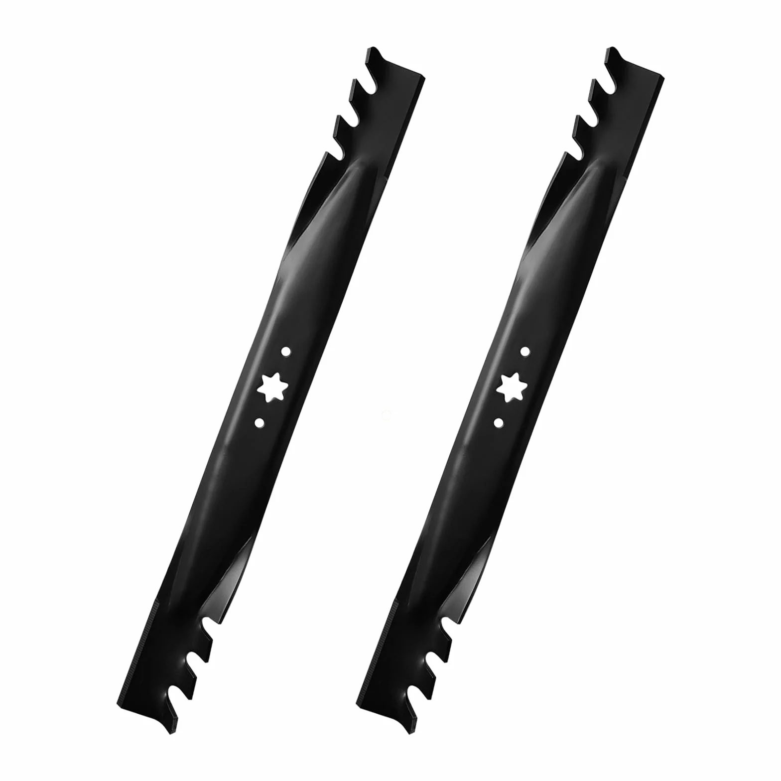 Hoja de cortacésped 942-04244A de 46 pulgadas, compatible con Craftsman, Cub Cadet, Troy Bilt, MTD, Columbia OEM Repuesto 942-04290 942-04244 742-04244 742-04244 742-04244A - Paquete de 2