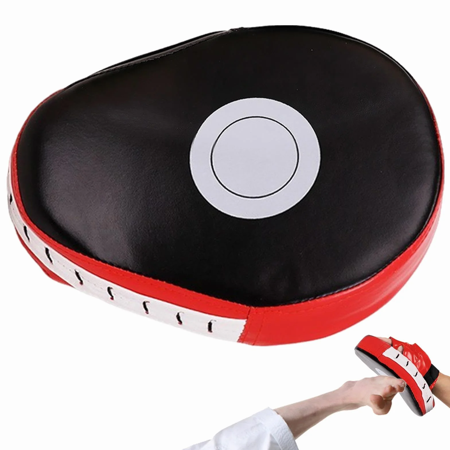 Almohadillas de Boxeo para Adultos, Mitones de Boxeo MMA Engrosadas y Curvas, Objetivo de Boxeo con Absorción