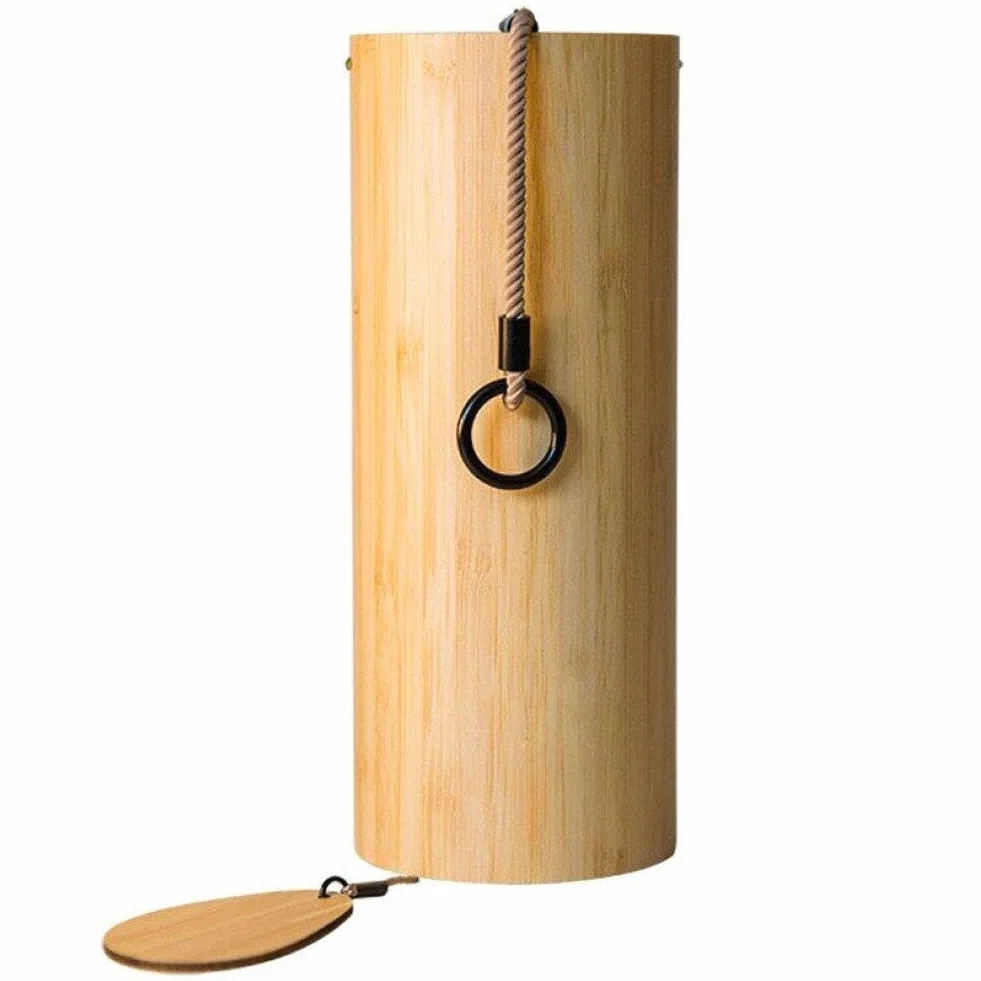 Wudaizhi Campana De Viento De Bambú, Campanillas De Viento, Artesanía, Jardín Al Aire Libre, Patio, Decoración del Hogar, Meditación Zen, Acorde C G