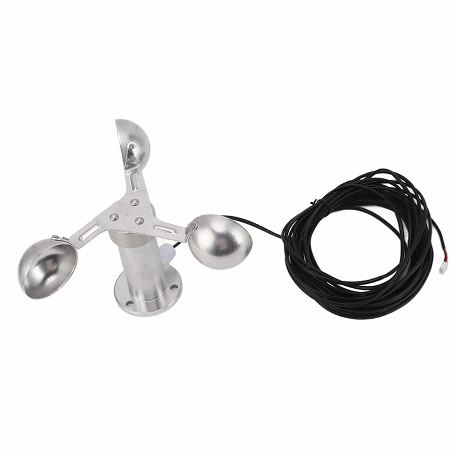 Anemómetro Sensor De Viento Aleación De Aluminio 3 Tazas 0-3,8 V