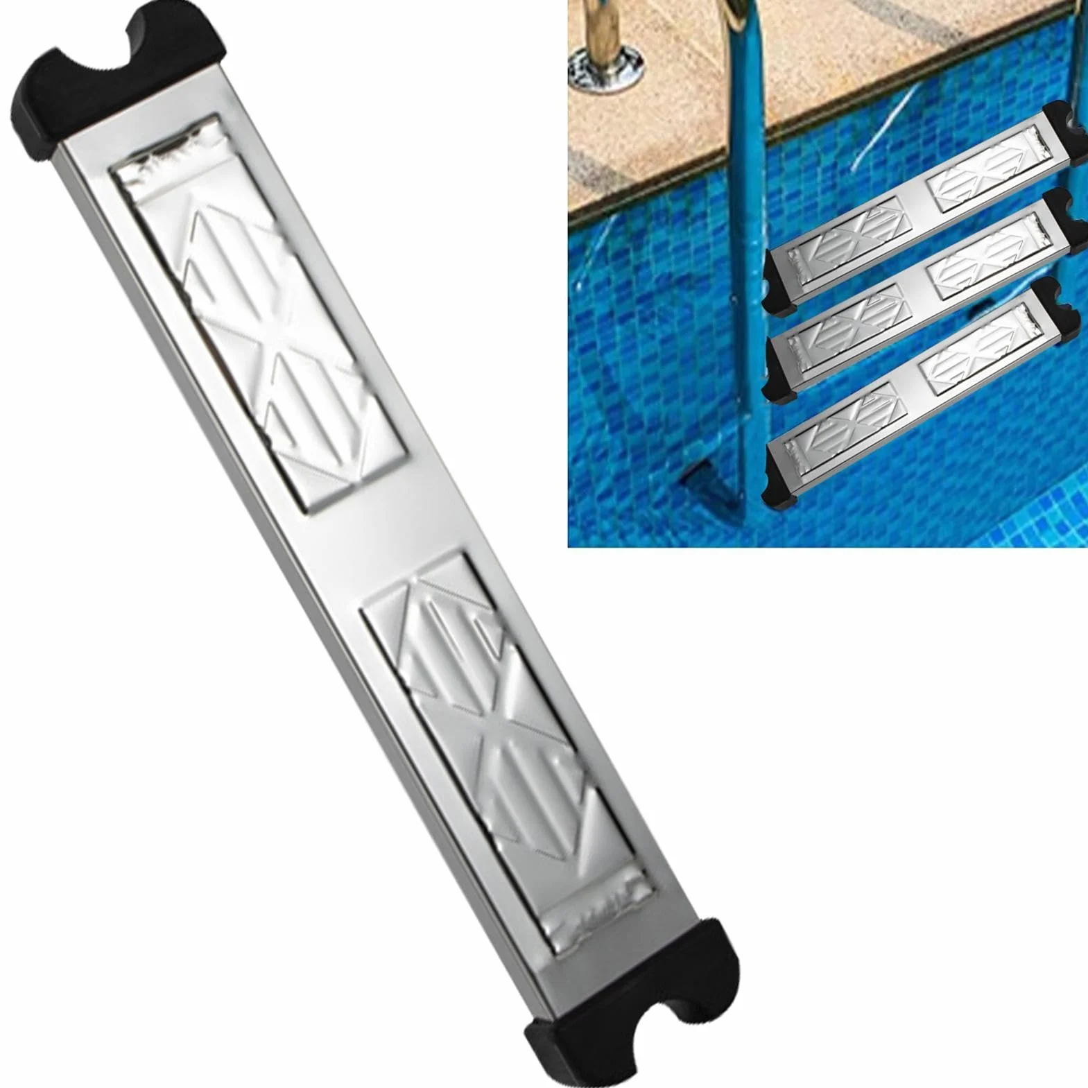 Escalera De Reemplazo De Acero Inoxidable Para Piscina