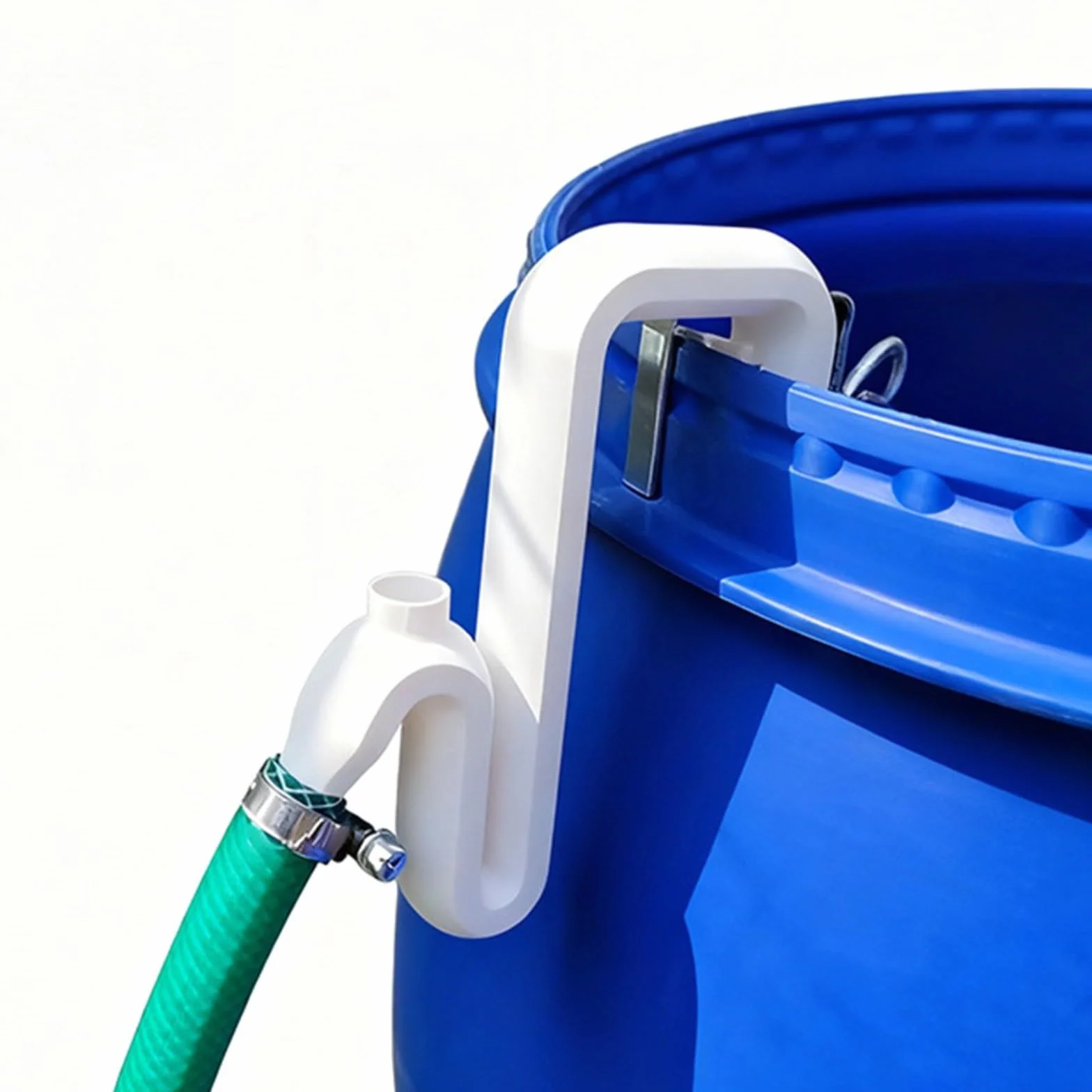 Manguera flexible de desbordamiento para tanque de lluvia, tubo de drenaje PVC, ABS resistente a la intemperie con conexión rápida
