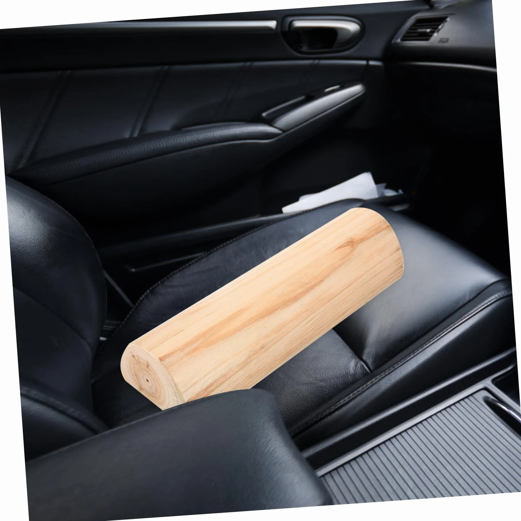 Mikinona Almohada de Madera para Masaje Cervical de 7 Cm Diseño Redondo para Uso en Sauna y Baño de Vapor