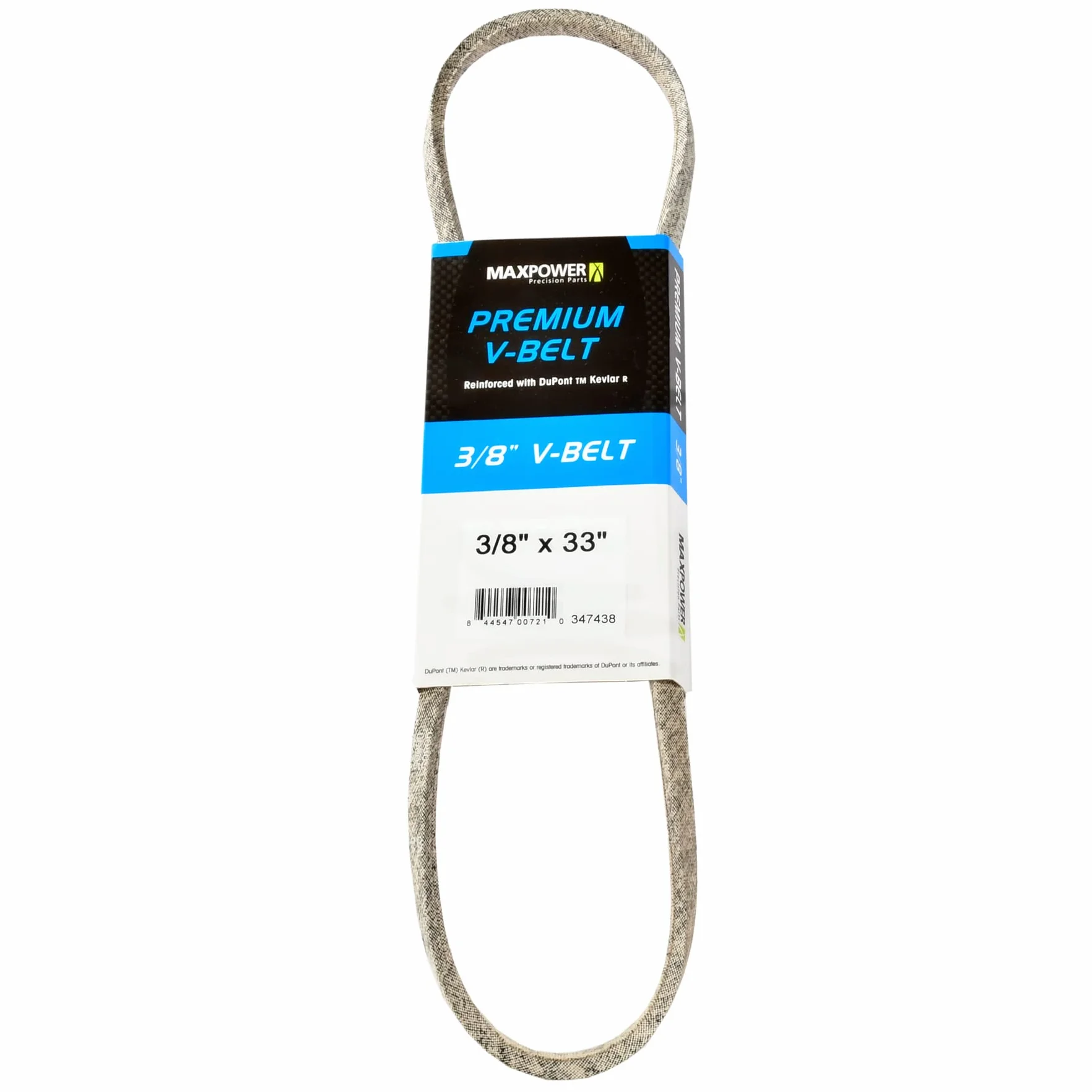 MAXPOWER Correa Trapezoidal 3L330 3/8'' x 33'' 850 mm Reforzada con Kevlar